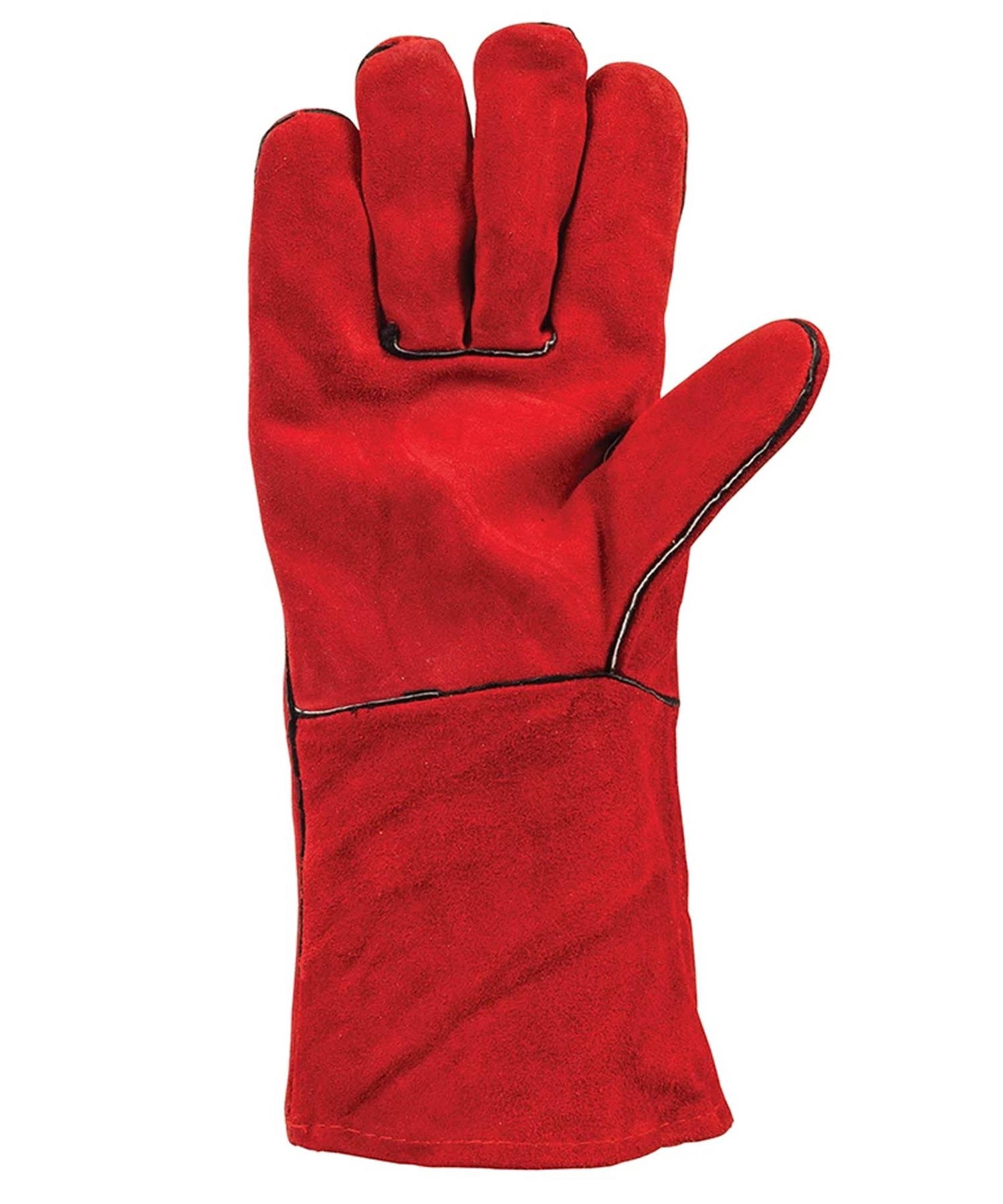 Apron & Gauntlets Gloves Leather Welders Welding Heavy Duty Leather Brown Red By Dapetz