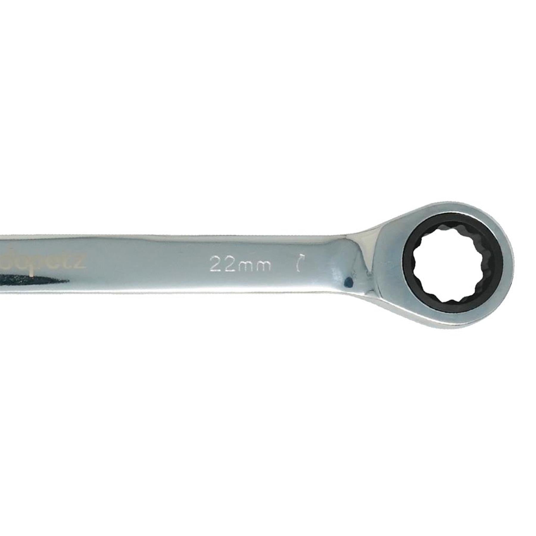 Fixed Head Ratchet Metric Spanner Open End Ring Combination 22mm