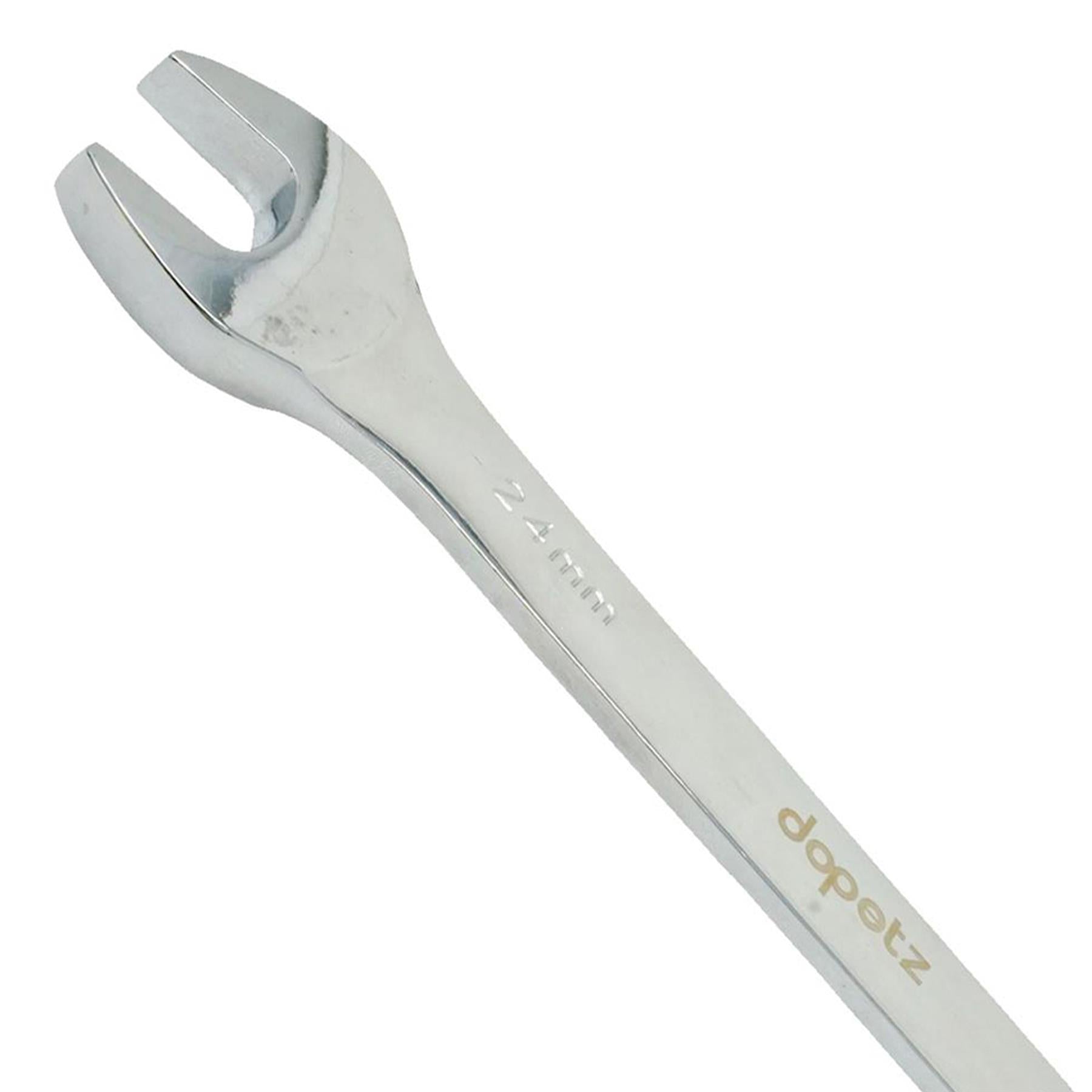 24mm Flexible Head Ratchet Metric Spanner Open End & Ring Guaranteed