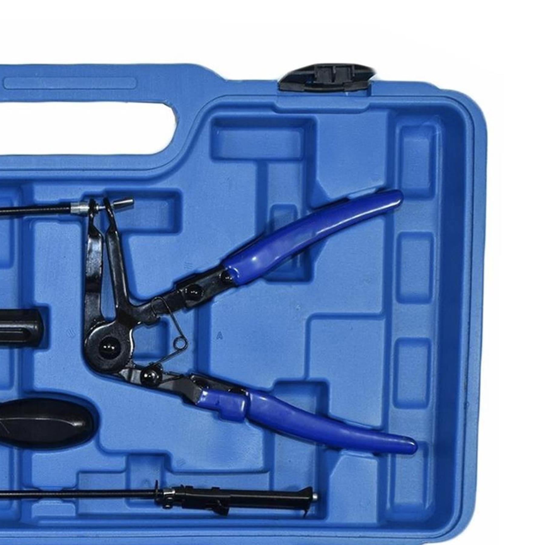 9 Pc Hose Clamp Pliers Removal Garage Tool Set Swivel Jaw Flat Band by Dapetz