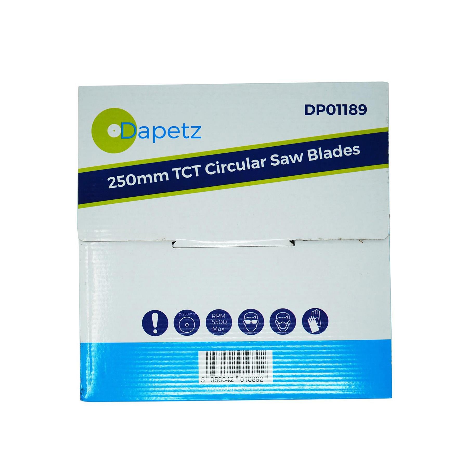 Teeth Aluminium Circular Saw Blade 250mm (10") 80 30mm Bore 25mm Rings Mitre by Dapetz