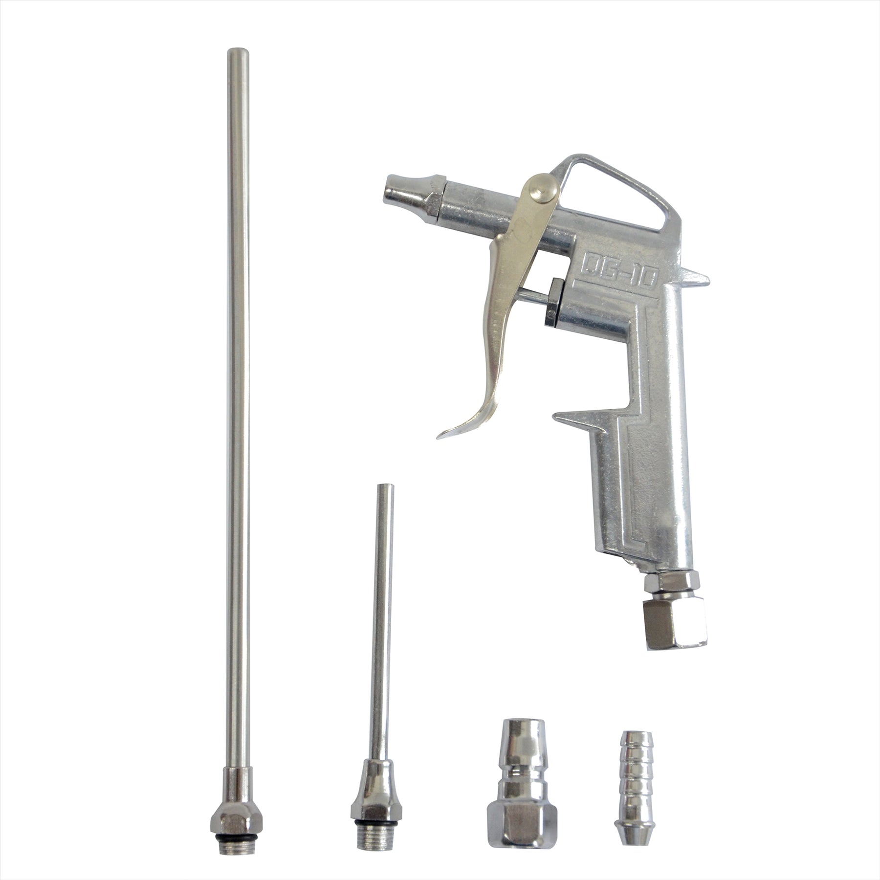 Air Compressor Duster Gun Compressed Air Blow Gun Tool 3 Heads, 2 connectors - Dapetz