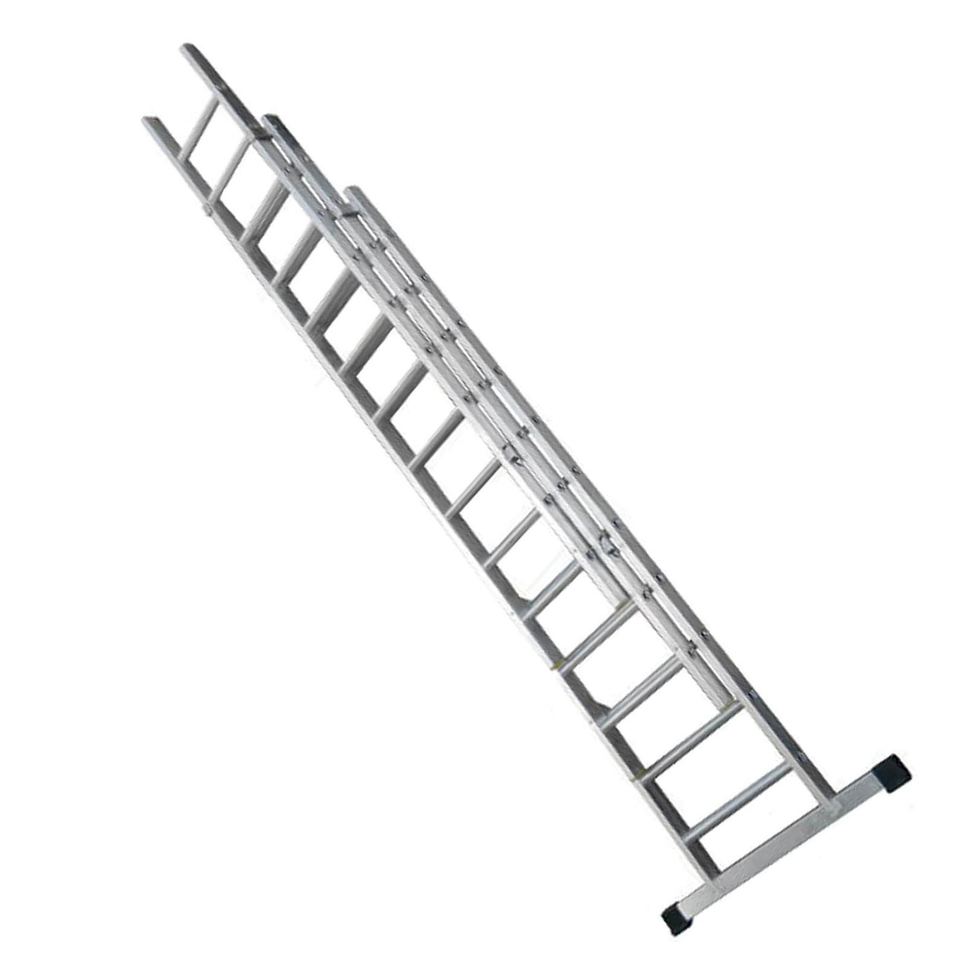 Dapetz PRo 9 Rung Aluminium Extension Ladder 2.5m, Triple Section, Made In Uk