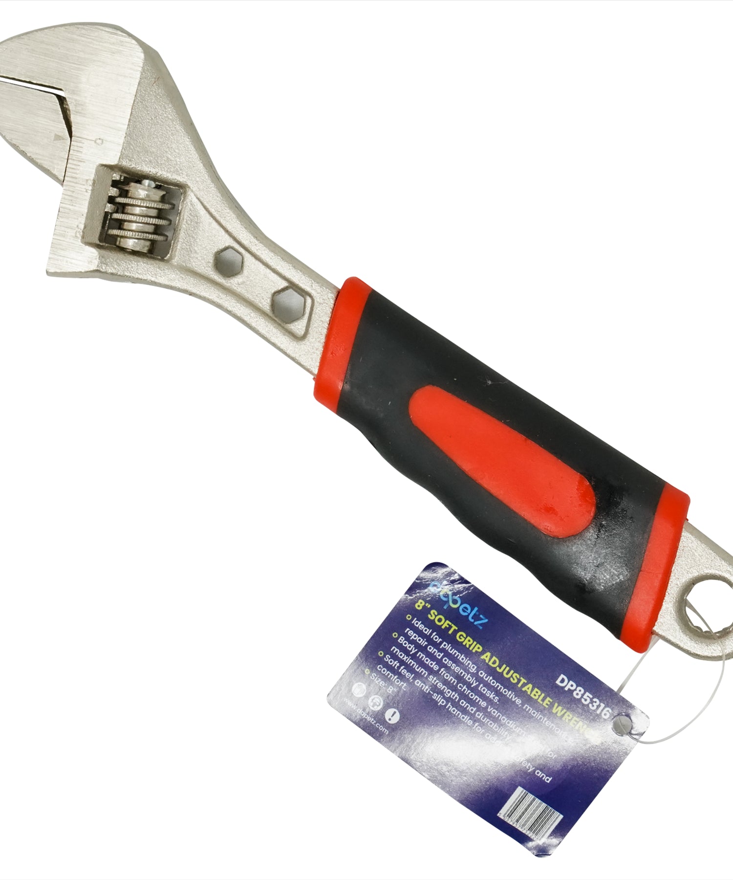 "8" Adjustable Spanner Wrench 200mm - Versatile Hand Tool for DIY & Plumbing