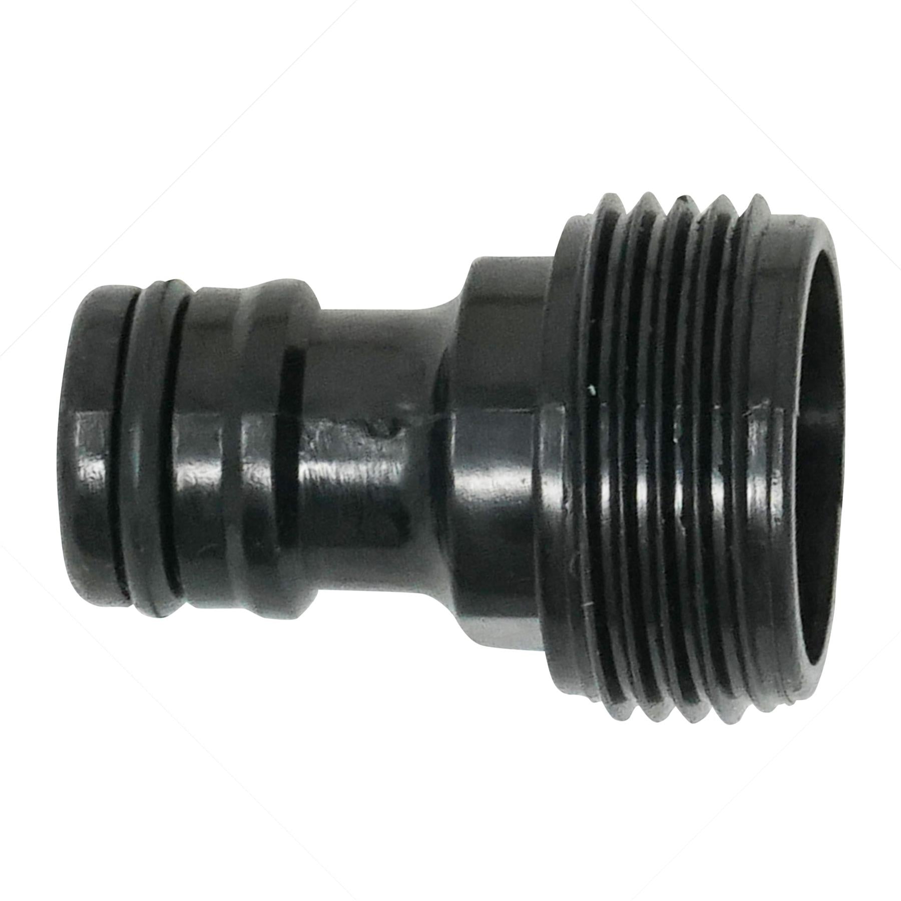 2X Plastic Tap Adaptor Garden Water Hose Pipe Connector Screw 3/4" BSP Fitting By Dapetz