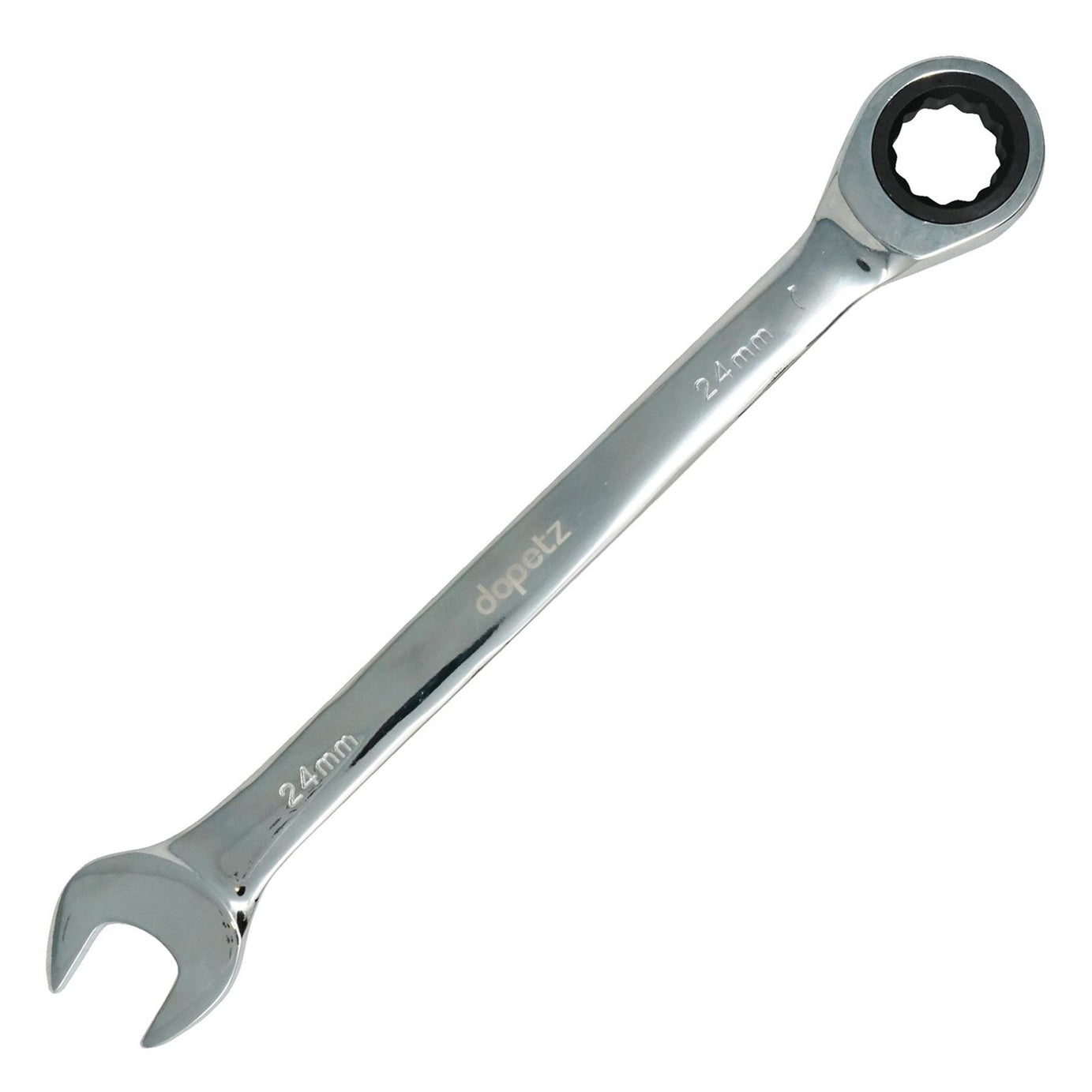 24mm Ratchet Wrench, Fixed Head, Chrome Vanadium, Corrosion-Resistant by Dapetz