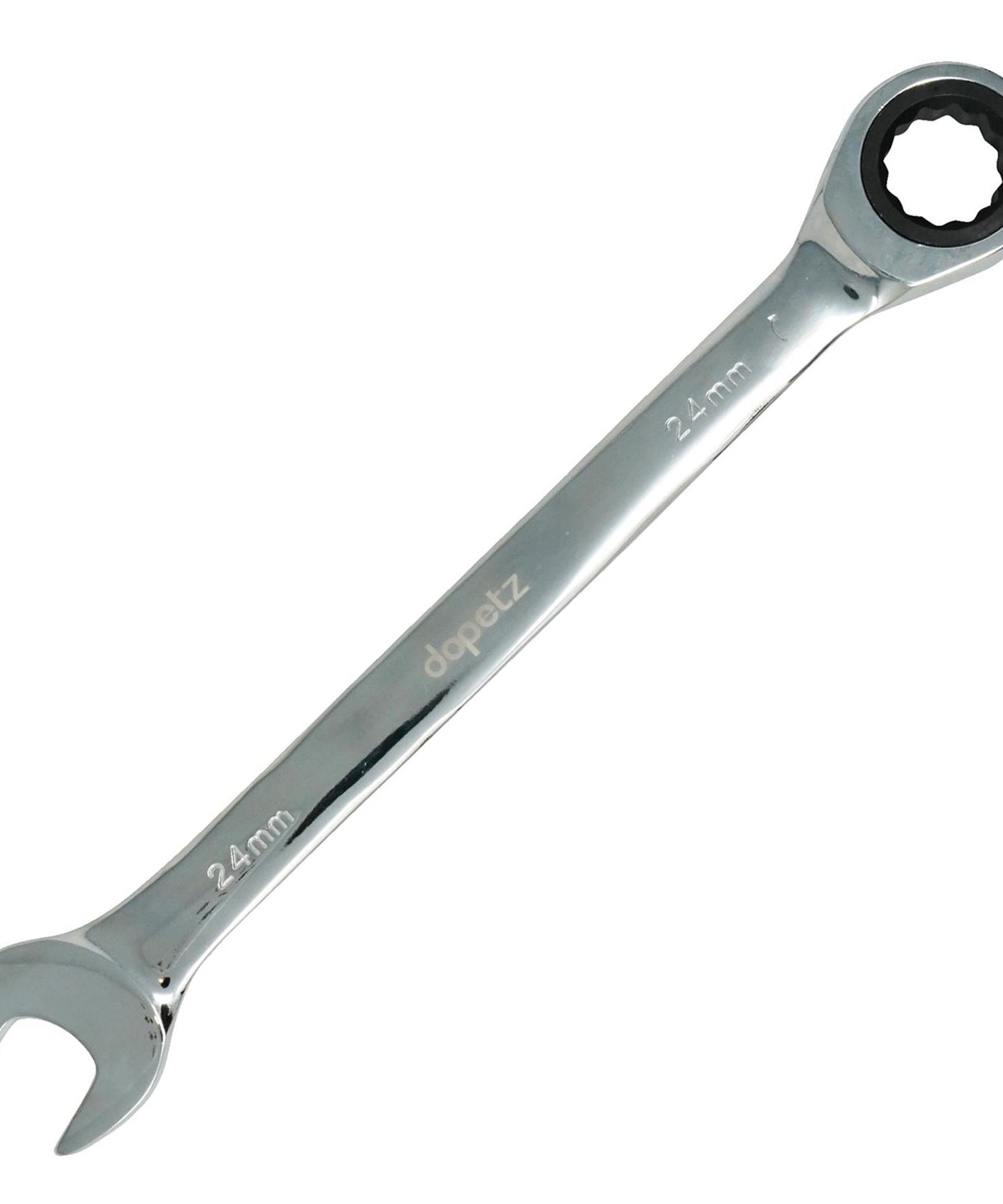 24mm Ratchet Wrench, Fixed Head, Chrome Vanadium, Corrosion-Resistant by Dapetz