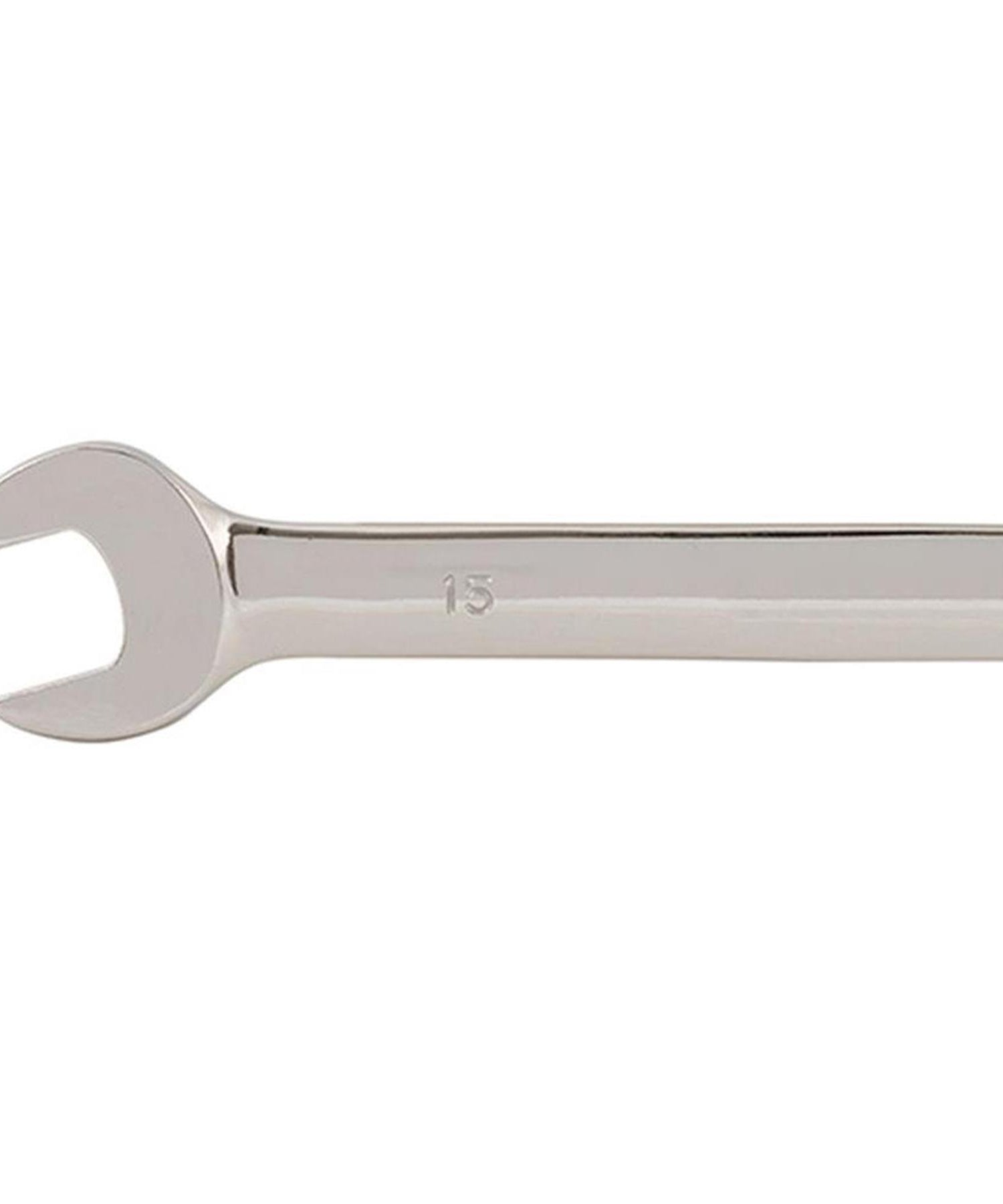Fixed Head Ratchet Metric Spanner – Open-End Ring Combination, 15mm By Dapetz - Dapetz
