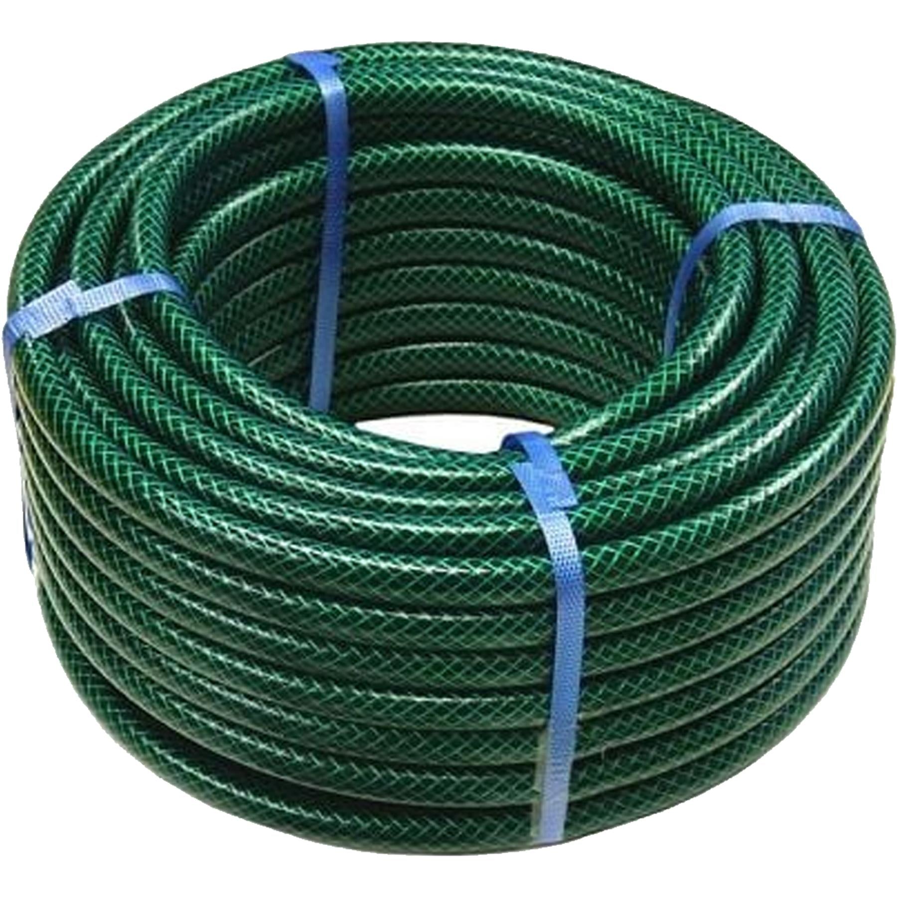 30m Garden Hose Pipe With Spray Gun Set PVC Watering Hose Green By Dapetz