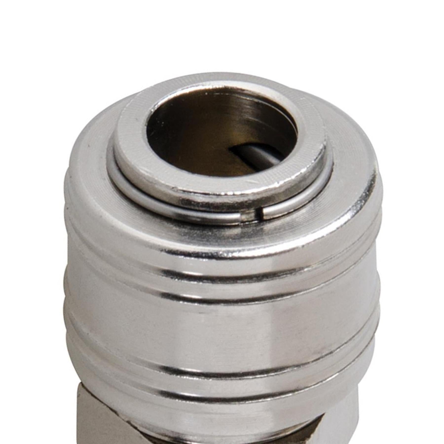 Female Quick Release Euro Compressed Air Line Coupler Connector Fitting 1/4" BSP