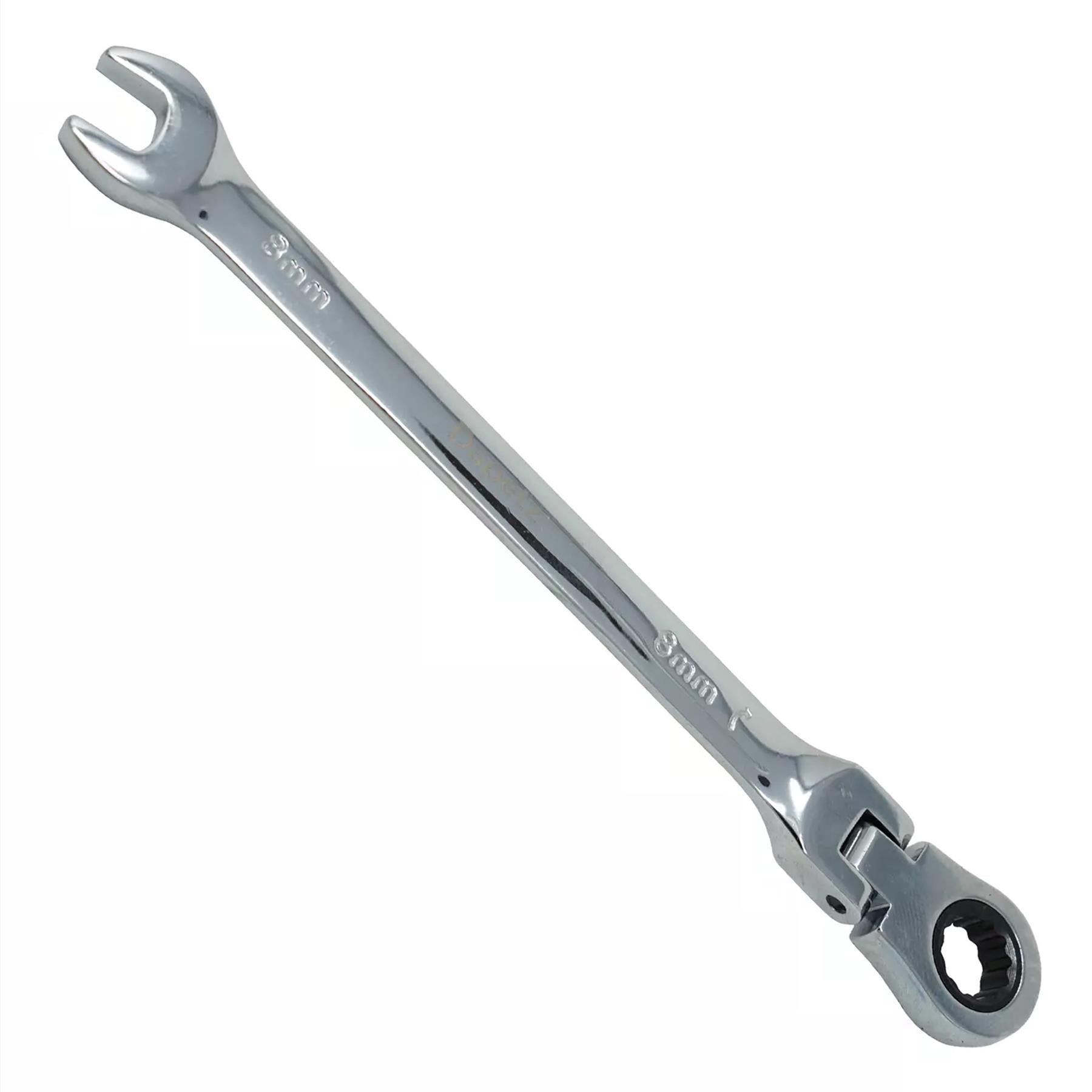 8mm Flexible Head Ratchet Metric Spanner Open End & Ring Guaranteed By Dapetz