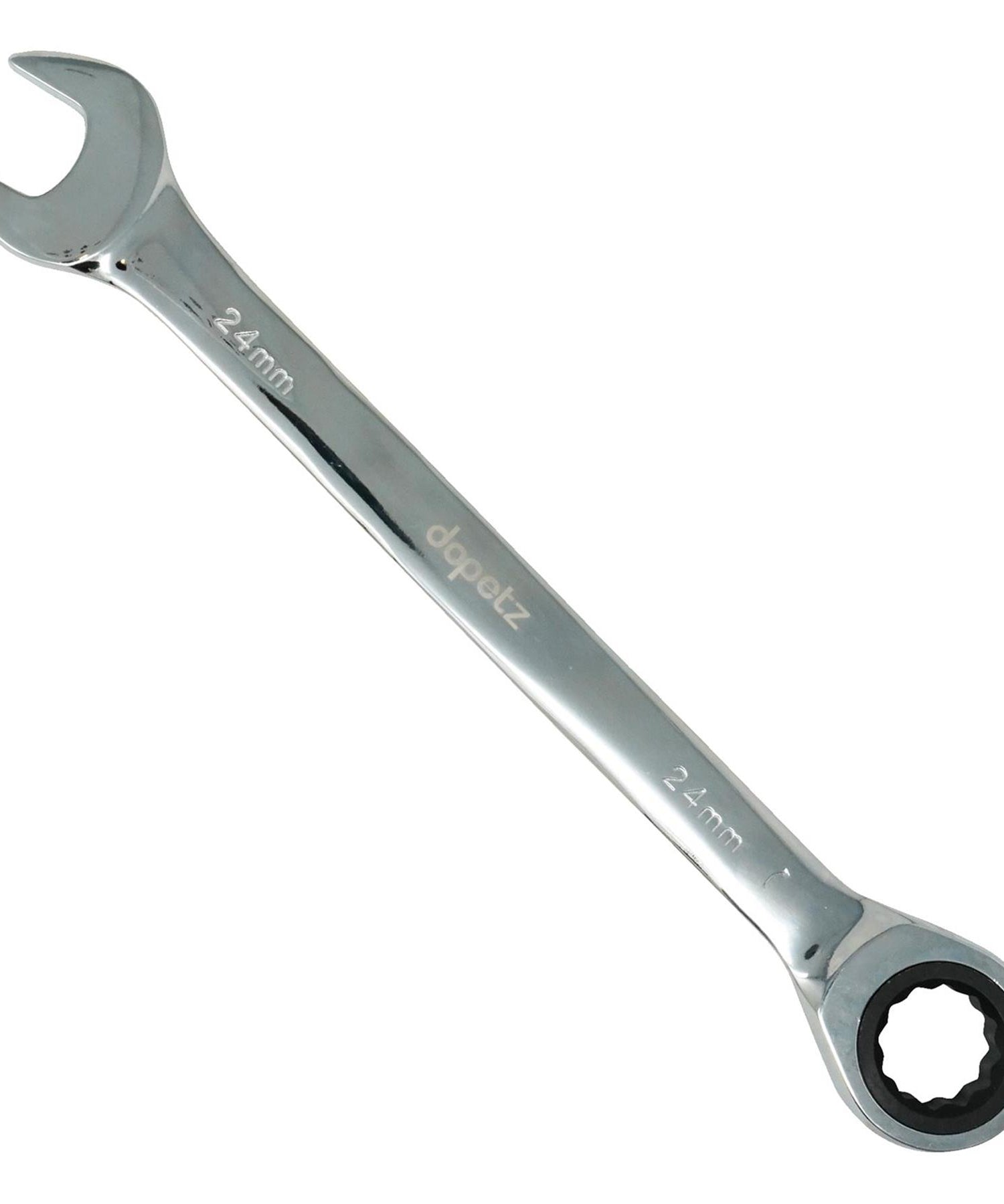 24mm Ratchet Wrench, Fixed Head, Chrome Vanadium, Corrosion-Resistant by Dapetz