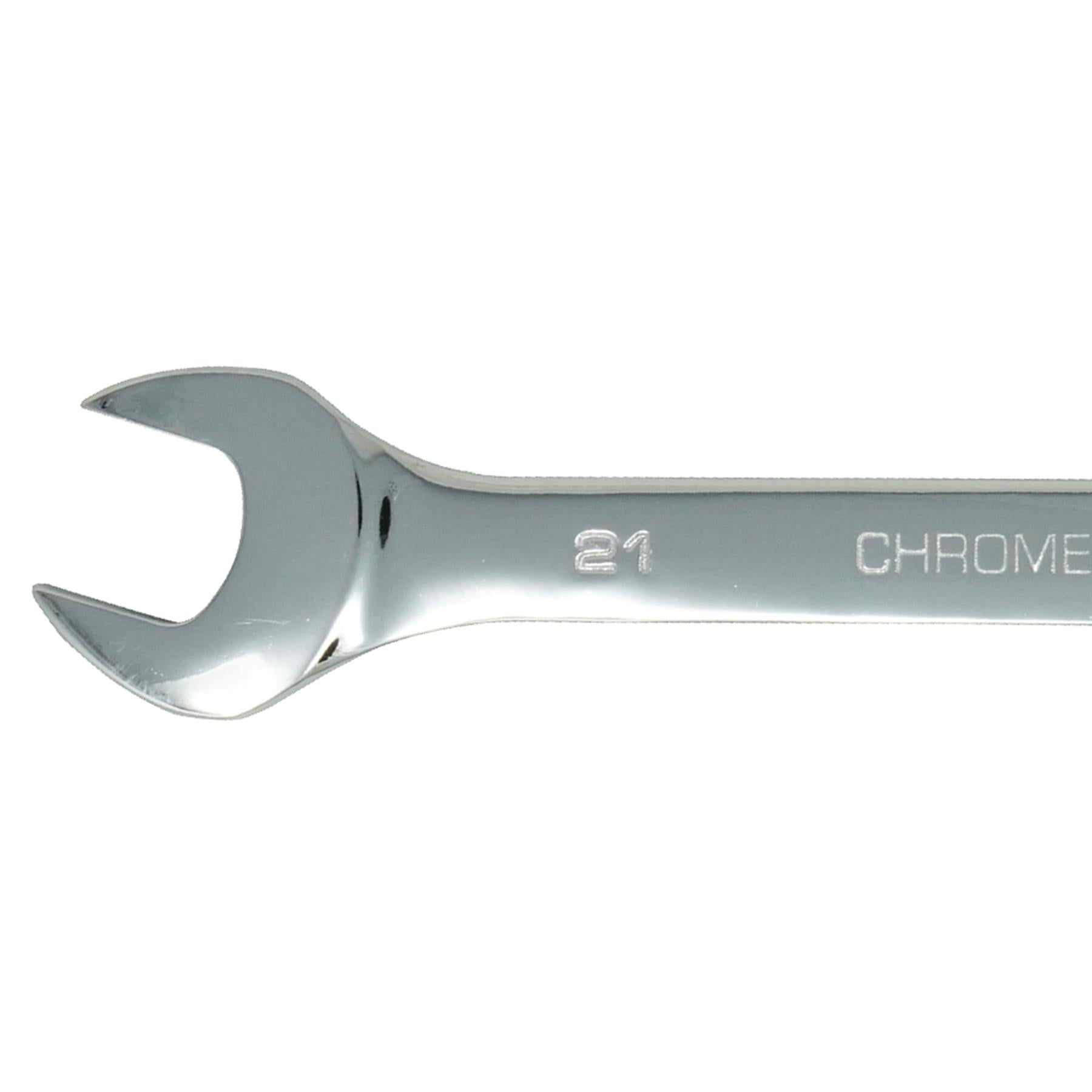 Combination Open Ring Spanner Chrome Mechanics Garage Tools 21mm by Daptez