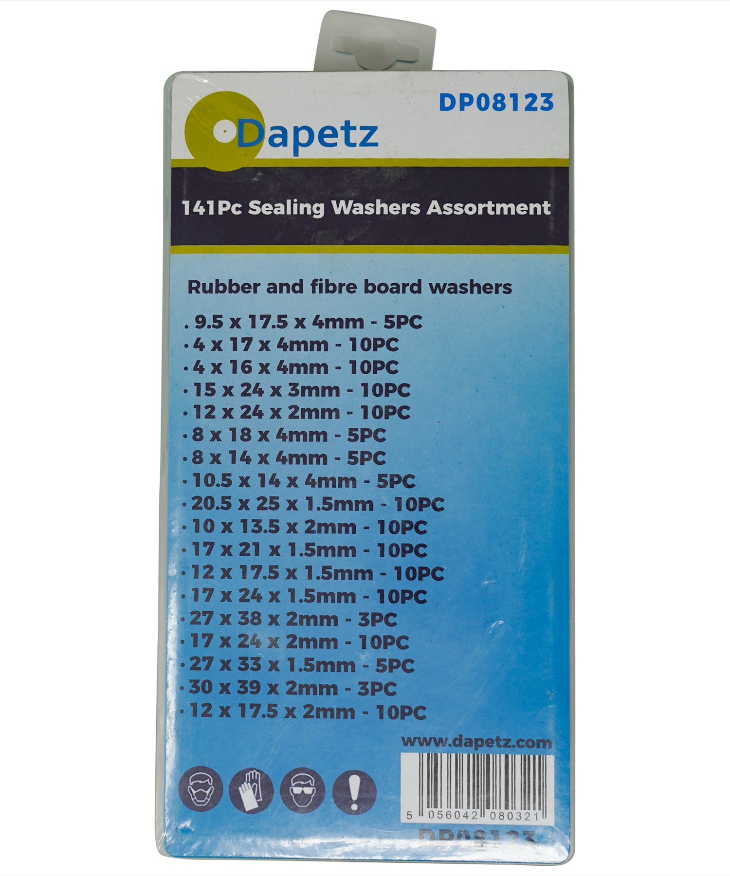 Assortment Box Of Plumbers Washers 141PCs Set Tap Sealing Shower Hose Rubber Washer By Dapetz