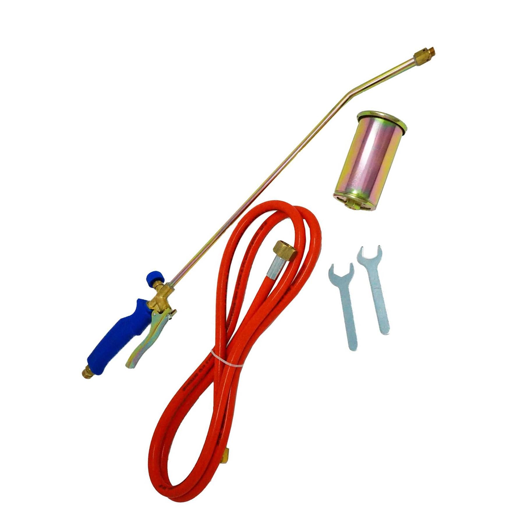 Roofers Gas Torch Long Arm Propane Butane Kit Roofing Brazing Weed Burner Hose