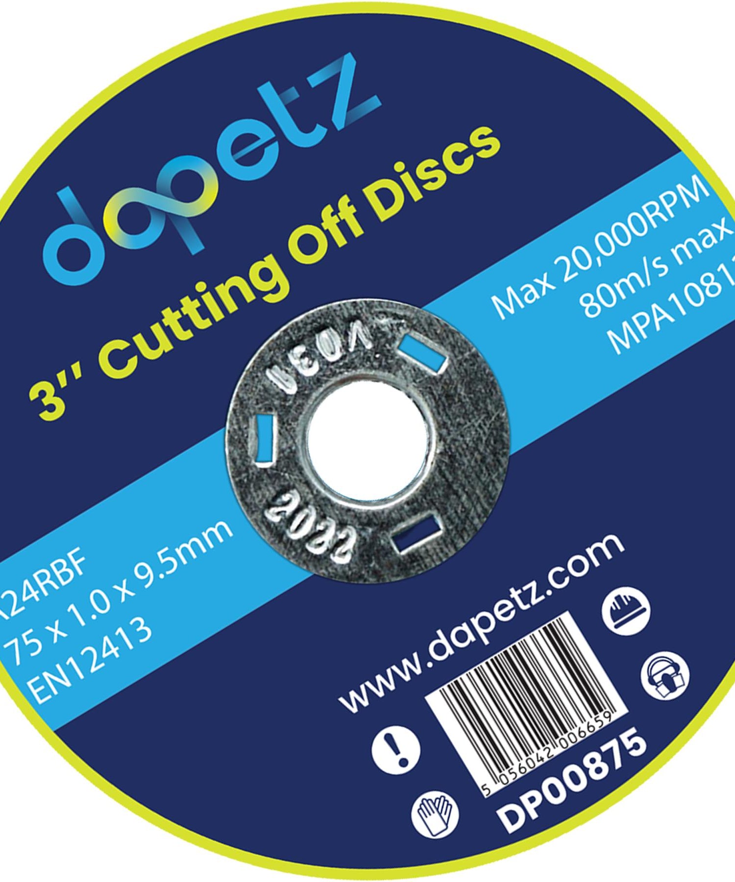 75mm ULTRA THIN METAL CUTTING BLADE DISC STEEL & STAINLESS ANGLE 20Pcs