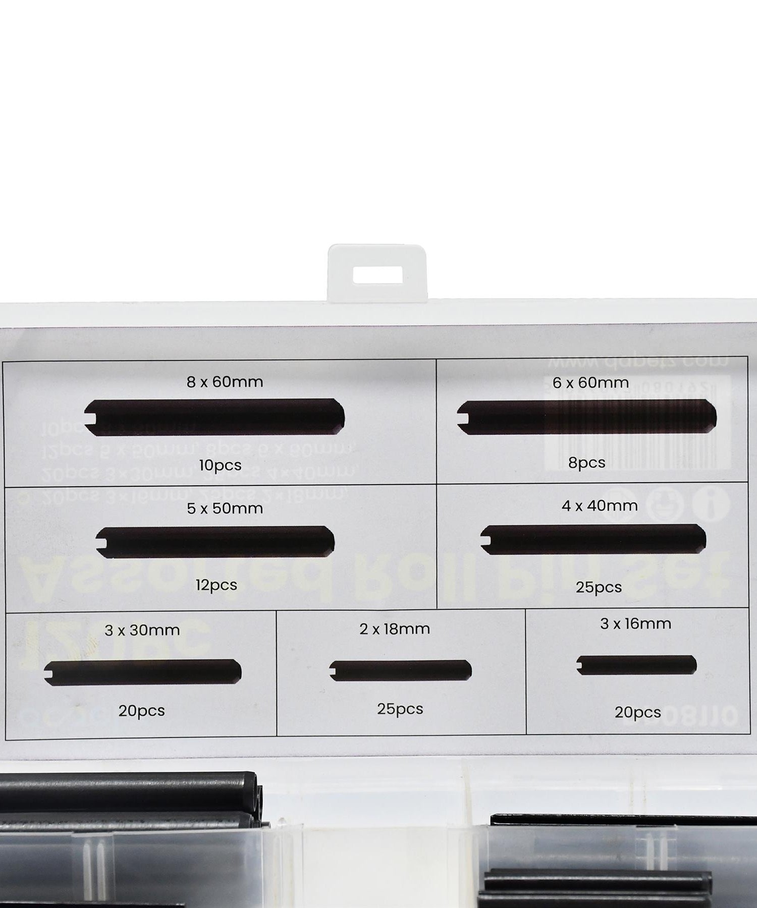 Comprehensive 120-Piece Assorted Roll Pin Set Tension Spring, Sellock, C Pins, Mixed Pack By Dapetz