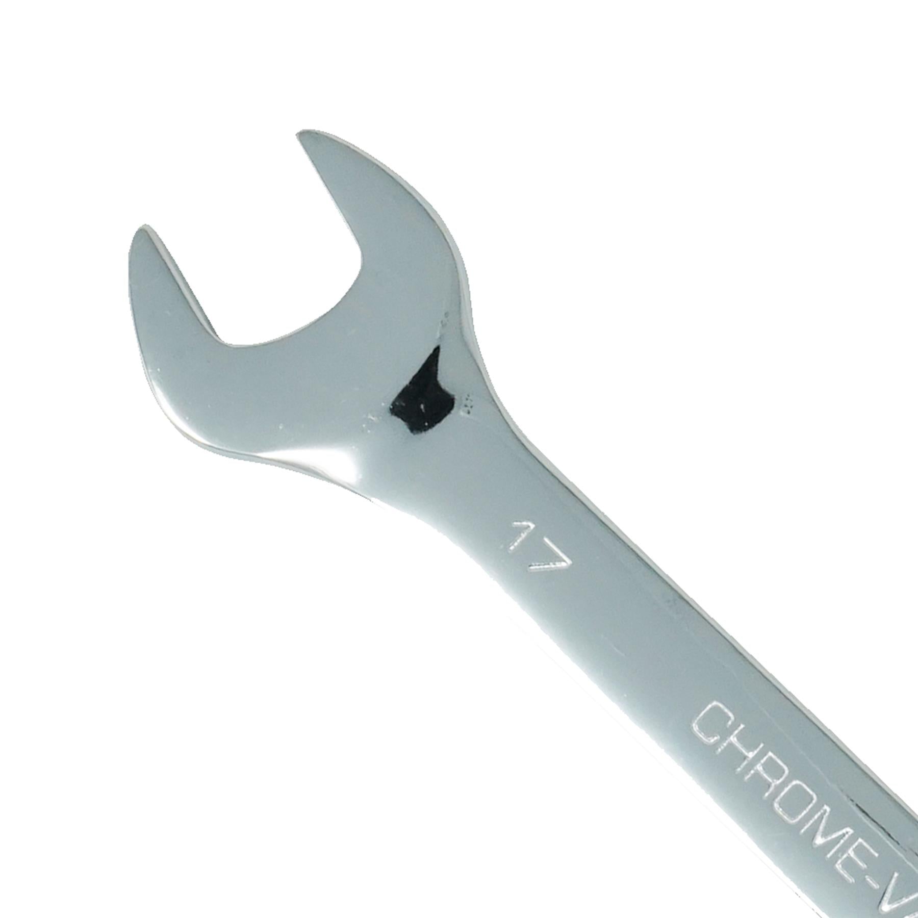 Combination Open Ring Spanner Chrome Mechanics Garage Tools 17mm by Daptez