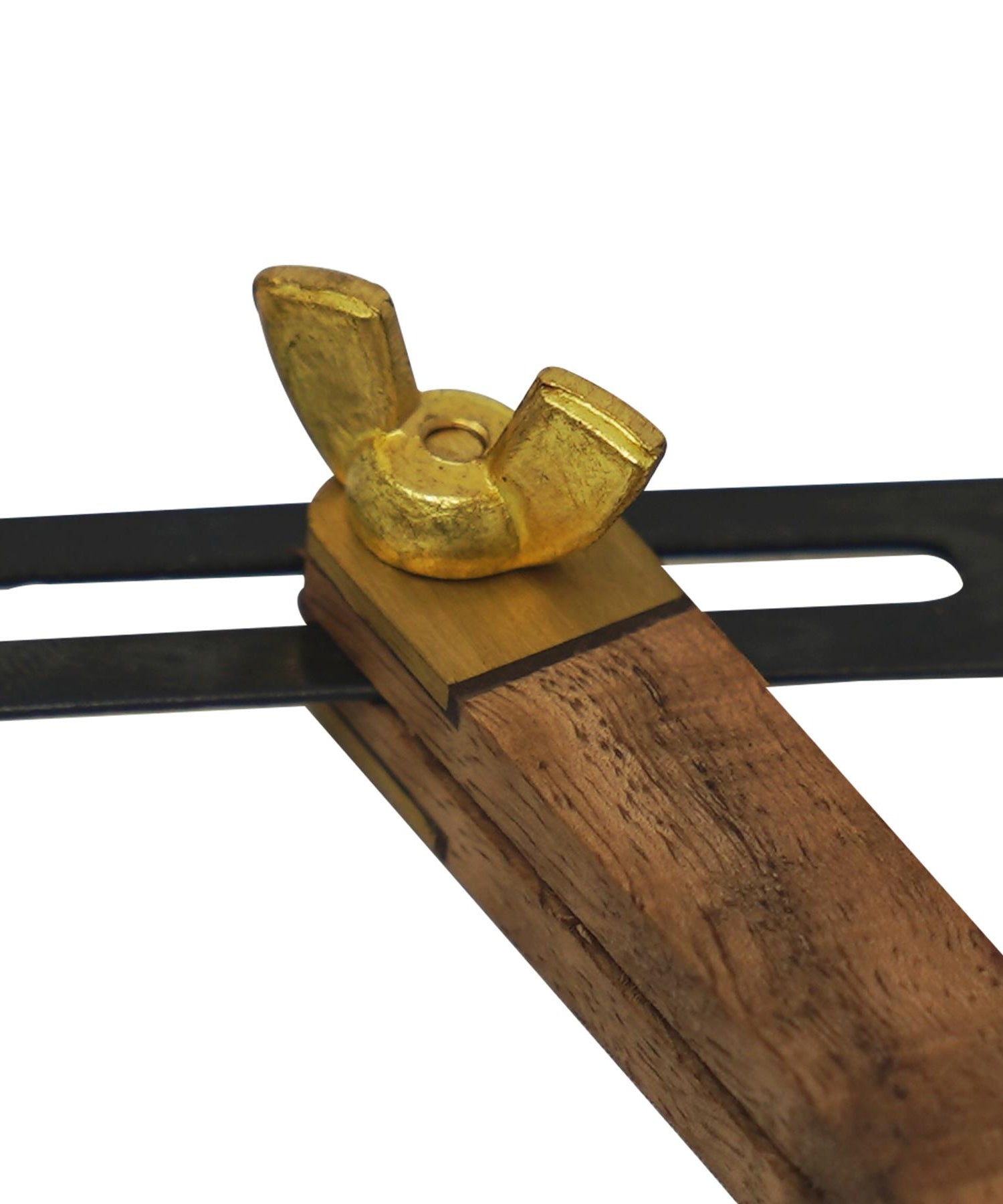 100mm Mini Adjustable Bevel Carpentry Miniature Tools With Solid Brass End Cap by Dapetz