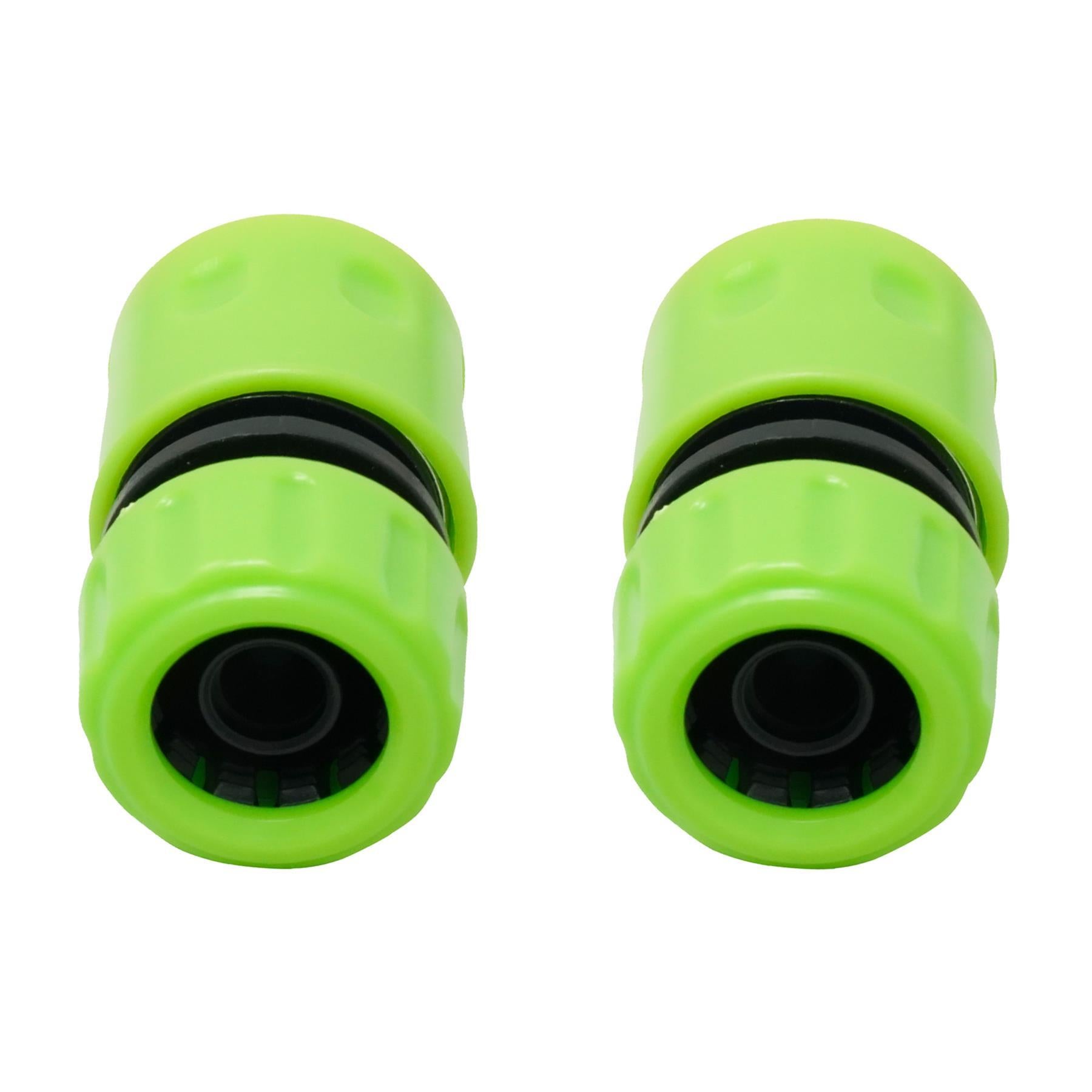 6x Garden Hose Pipe Connectors 1/2" Water Stop Fitting Quick Release Set