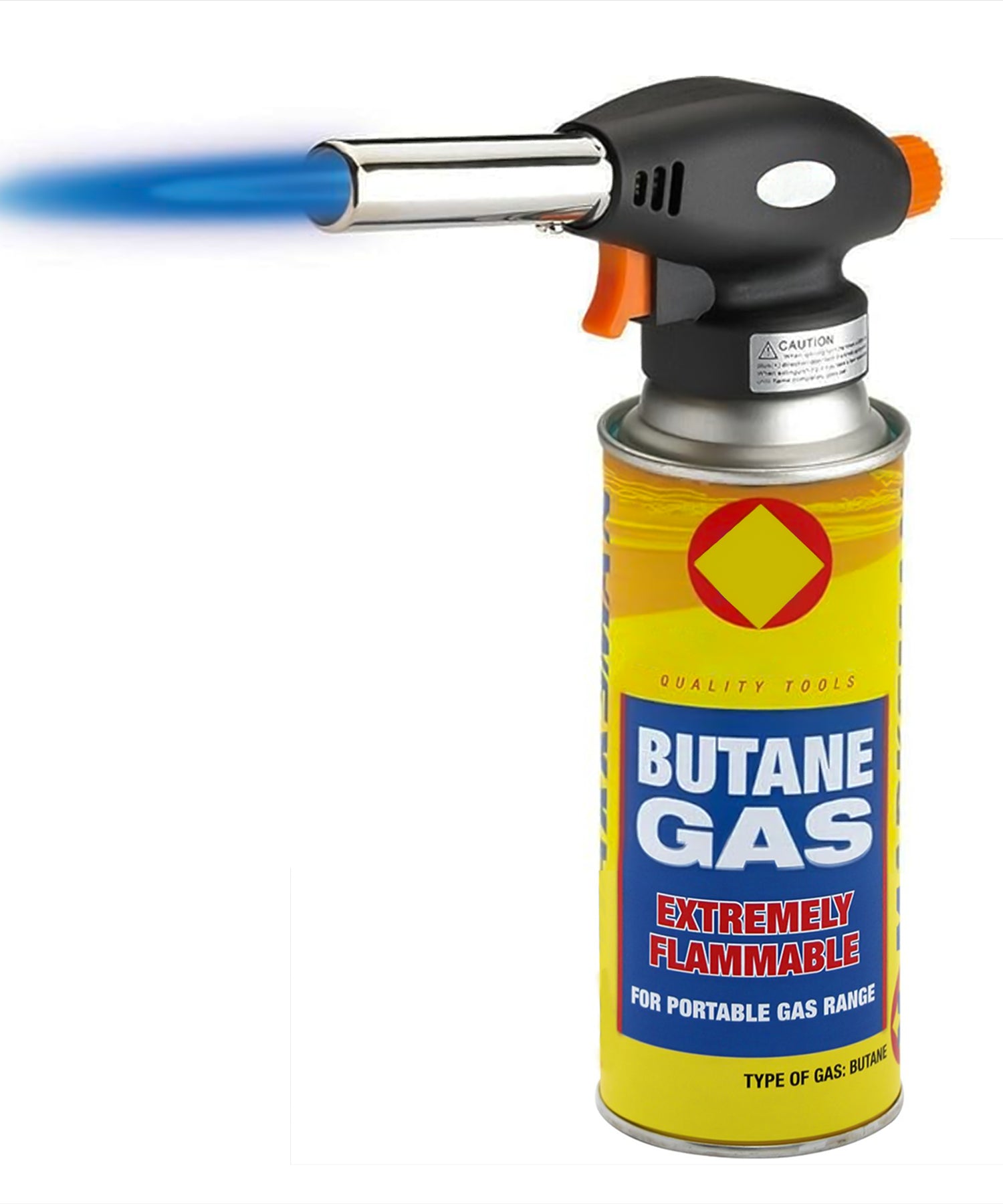 Blow Torch Butane Gas Auto Chef Creme Brulee Cooking Soldering Camping 4 Gas Can