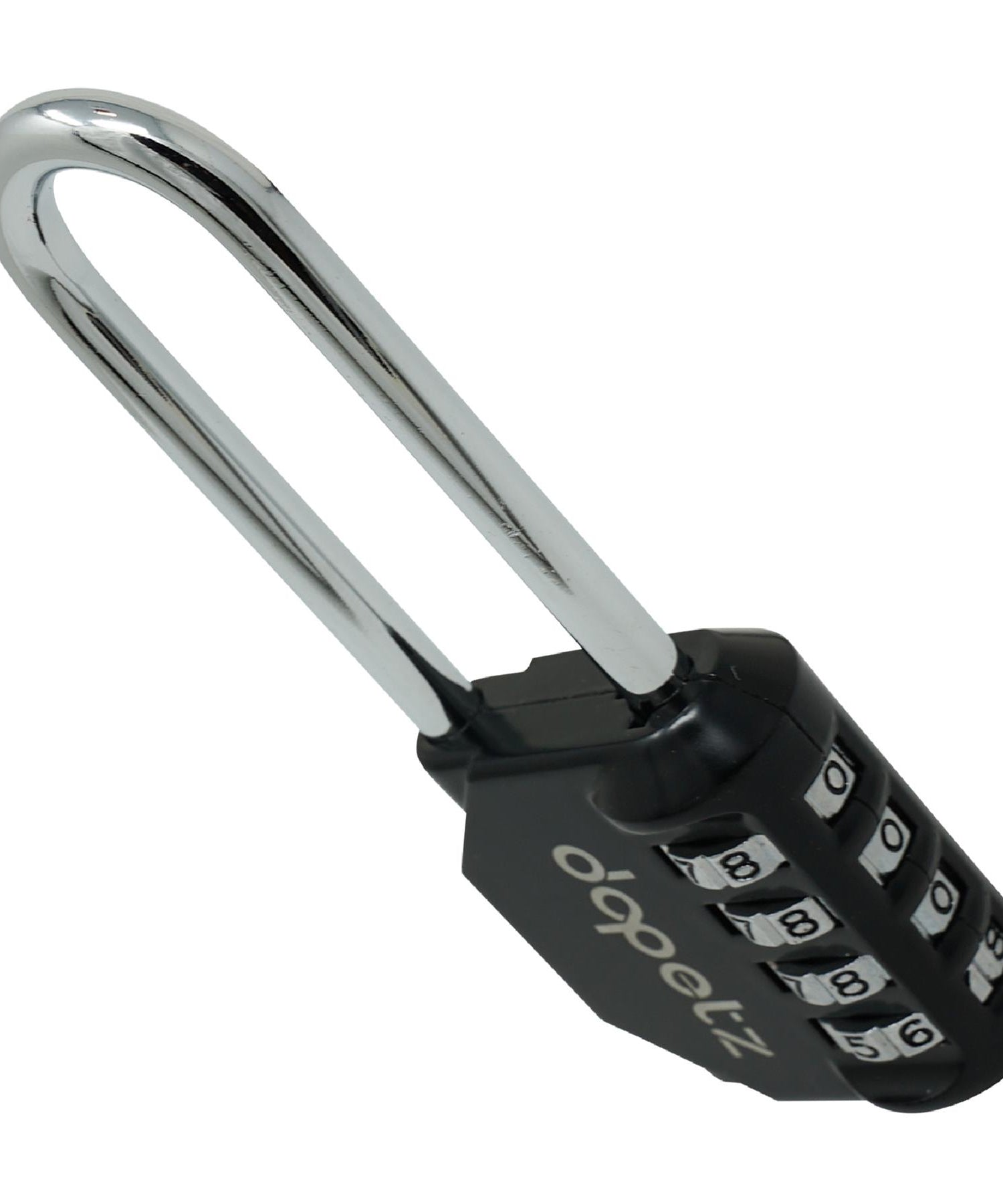 (Pack of 2) Combination Padlock Long Shackle 4 Digit Lock | Locker, Gym, Bag, Travel, Suitcase by Dapetz