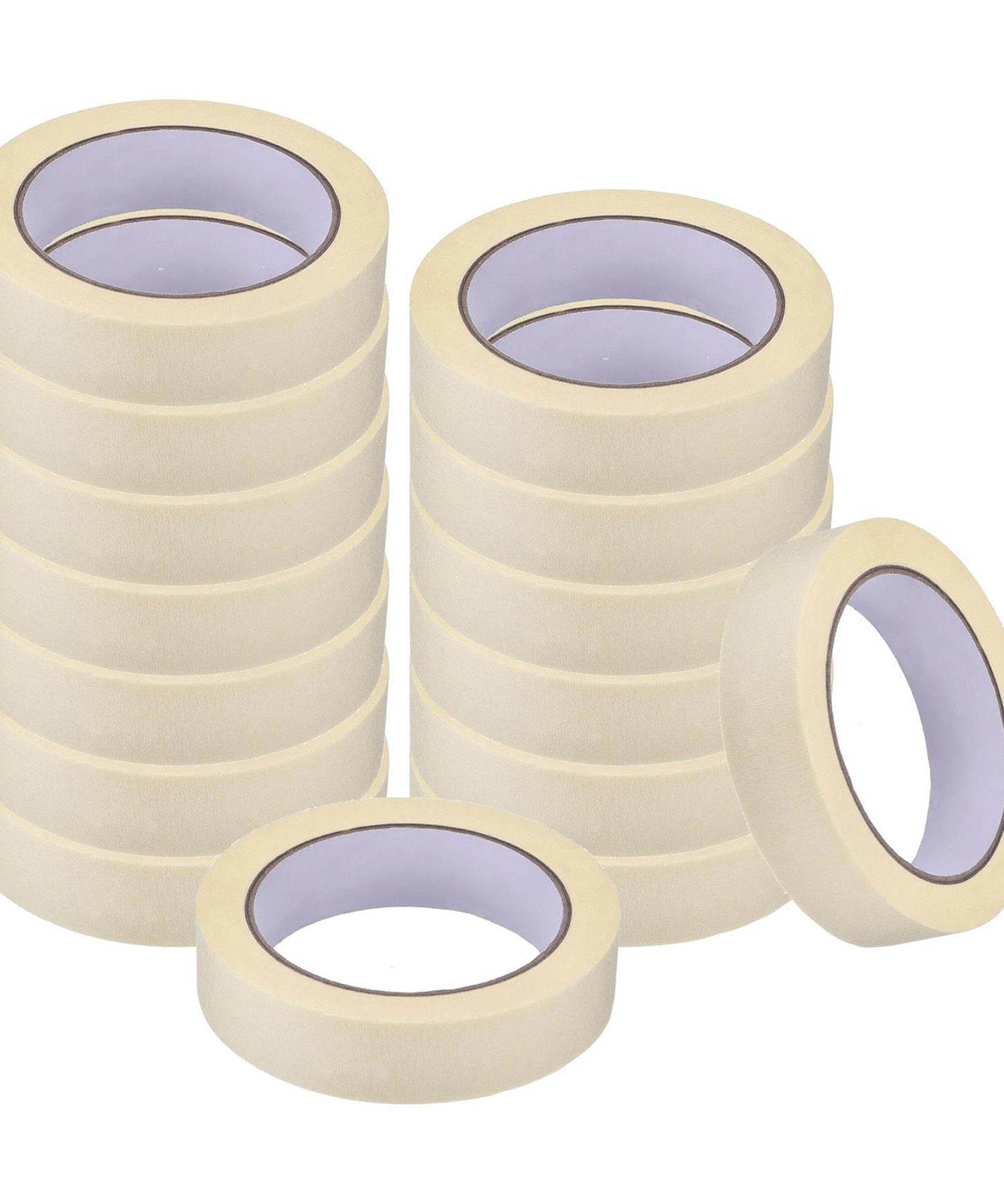 (Pack of 20) Masking Tape 19mm x 35m | Indoor & Outdoor DIY Painting Decorating by Dapetz