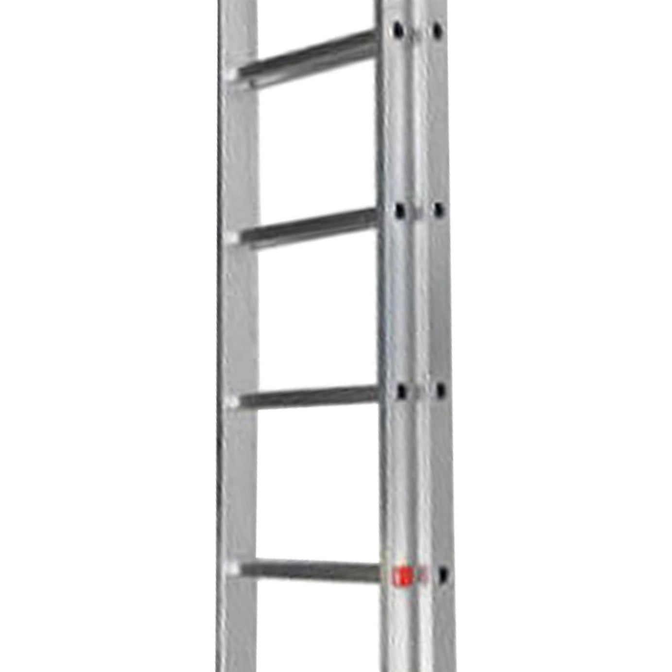 Dapetz 13 Rung Aluminium Extension Ladder 3.5m For Home, Double Section, 150 Kg