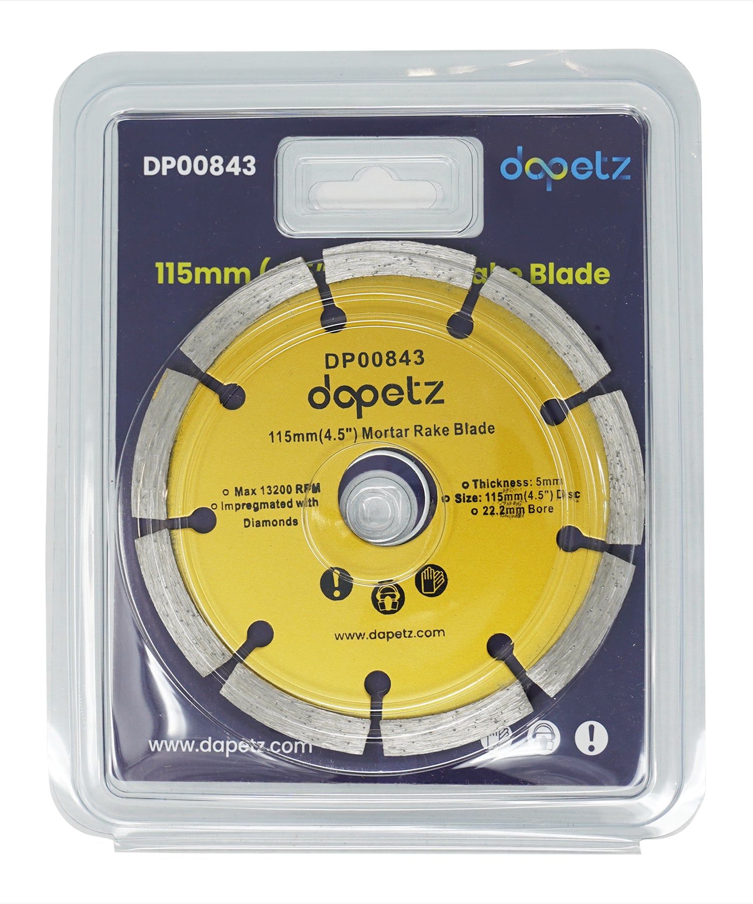 Mortar Raking Disc Diamond Pointing Raker Disc 115mm 41/2" Angle Grinder Blade By Dapetz