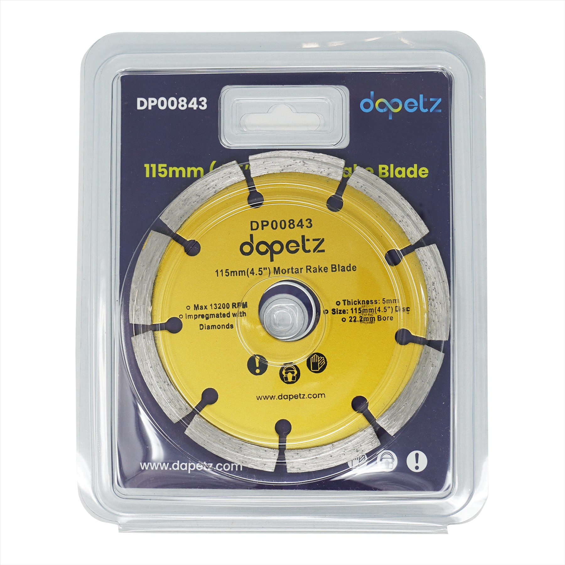 Mortar Raking Disc Diamond Pointing Raker Disc 115mm 41/2" Angle Grinder Blade By Dapetz