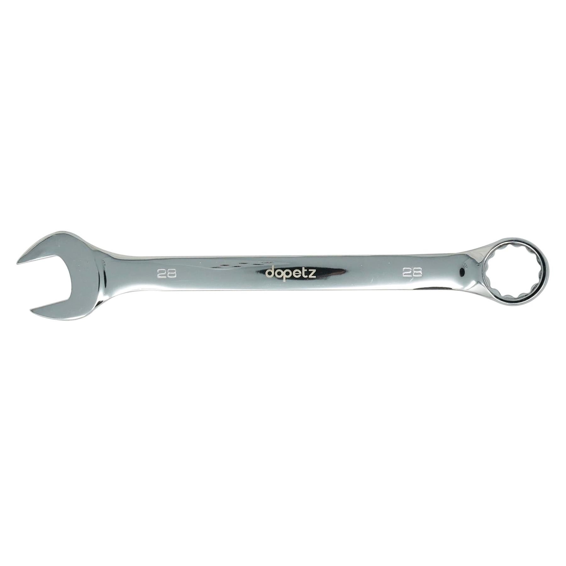 Combination Open Ring Spanner Chrome Mechanics Garage Tools 28mm by Daptez