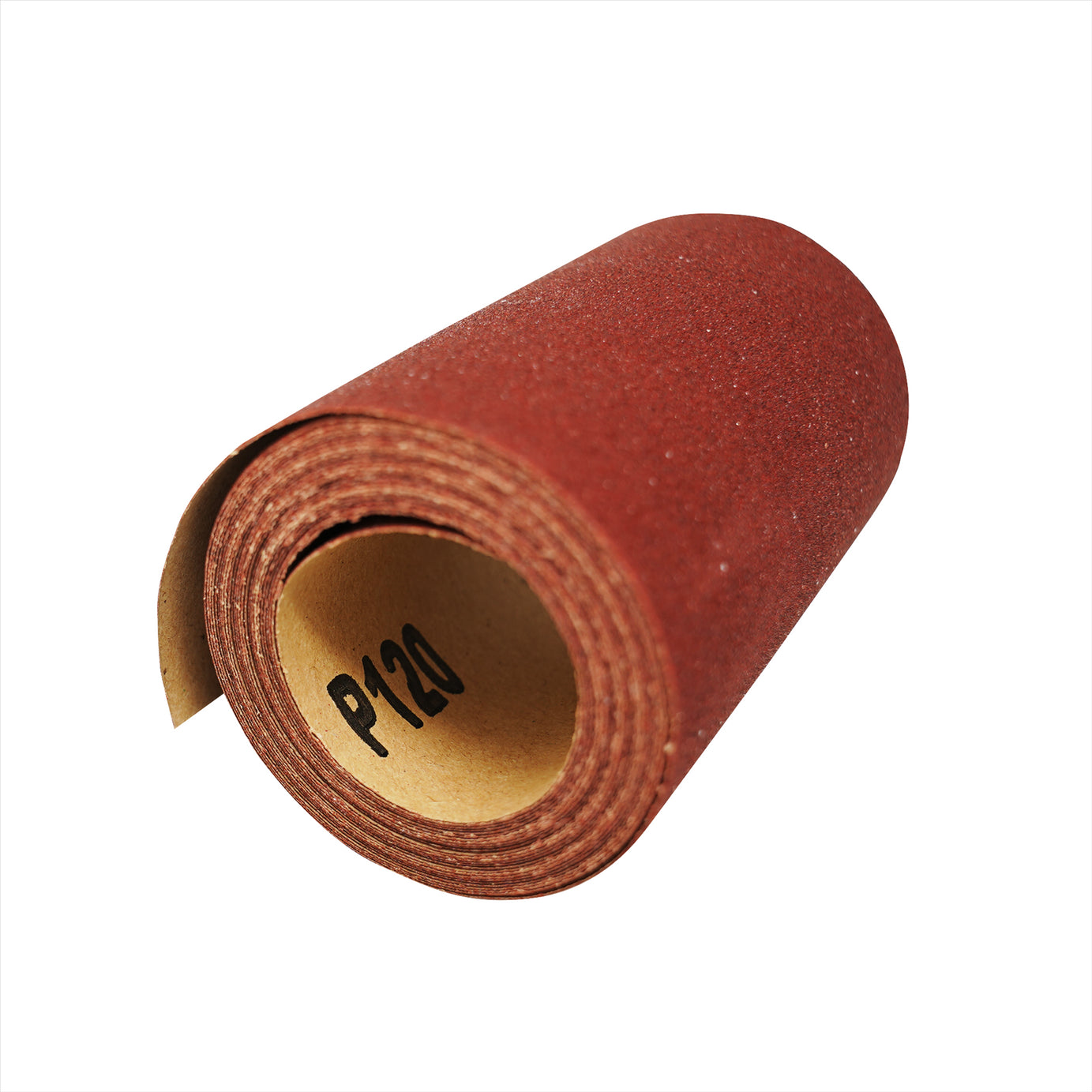 ALUMINIUM OXIDE SANDING ROLL 115mm 5m RED GRIT 120 by Daptez