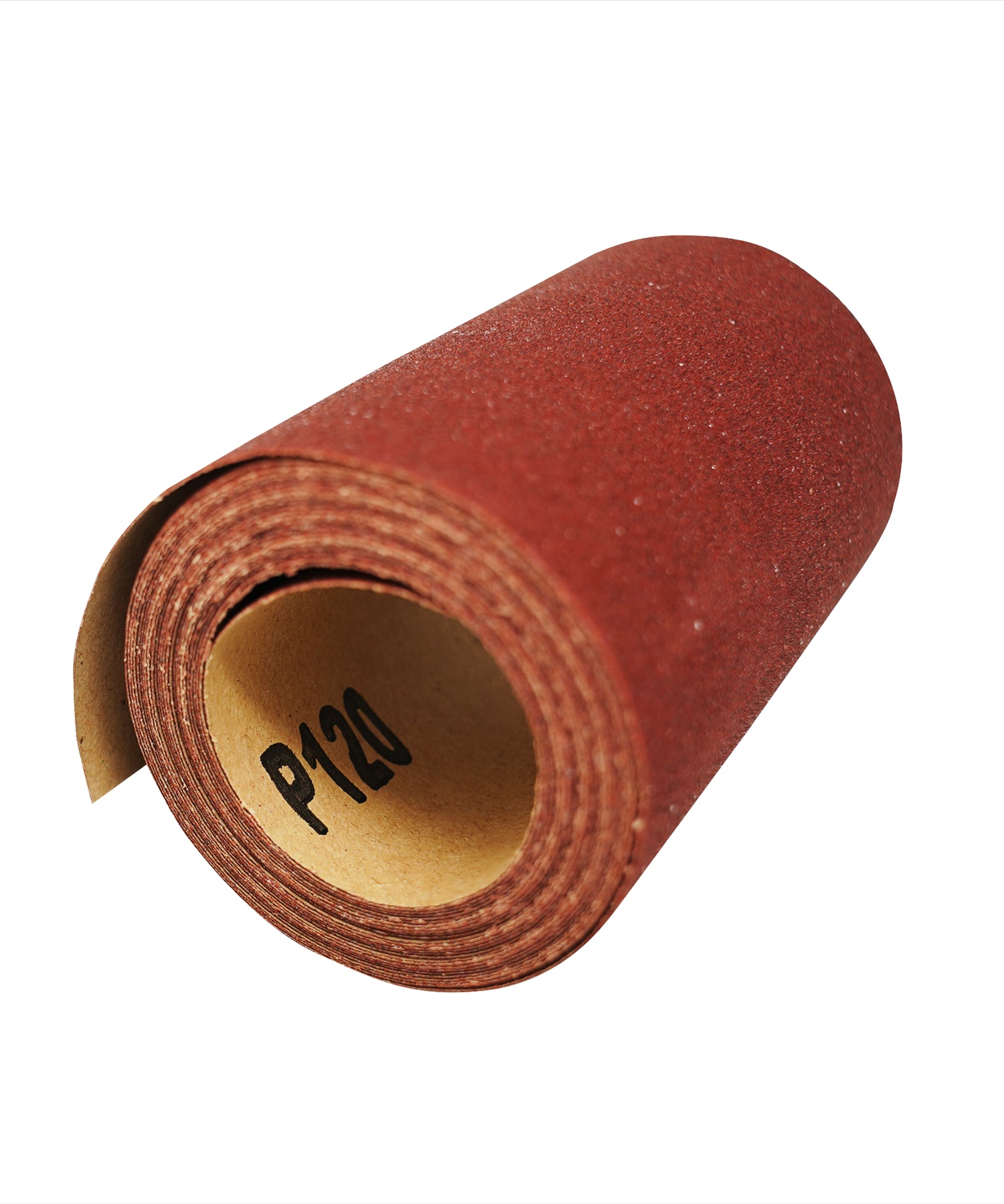 ALUMINIUM OXIDE SANDING ROLL 115mm 5m RED GRIT 120 by Daptez