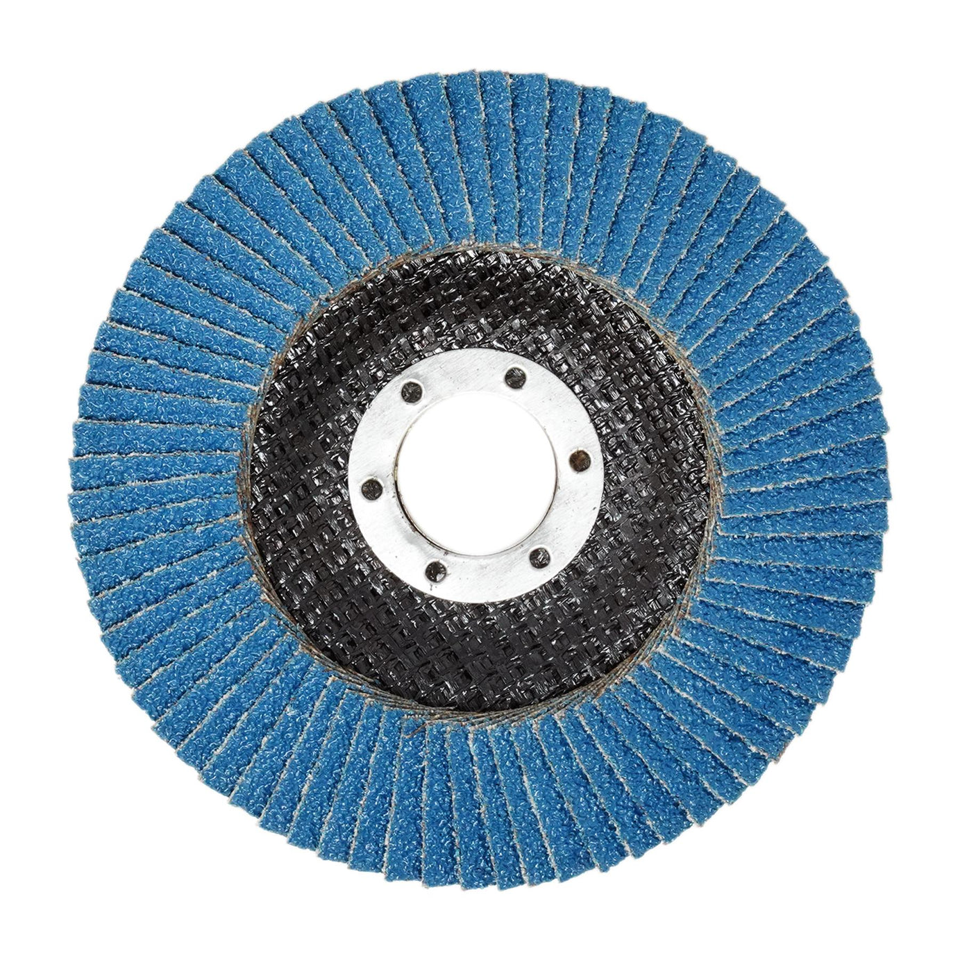 Zircon Flap Grinding Sanding Disc 115mm (4.5"), 40 Grit, Single Piece Angle Wheel By Dapetz