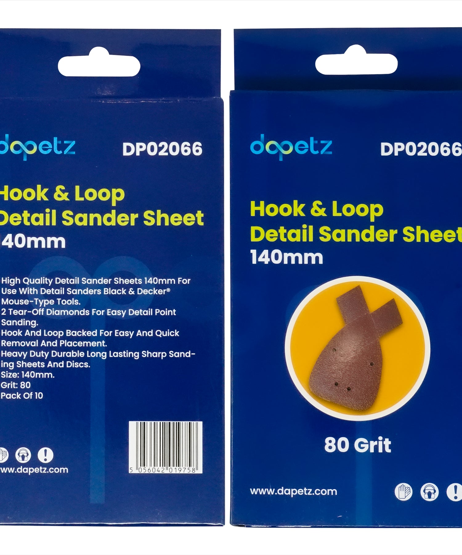 Sanding Sheets Mouse To Fit Black And Decker Palm Sander 80 Grits 10 Pcs