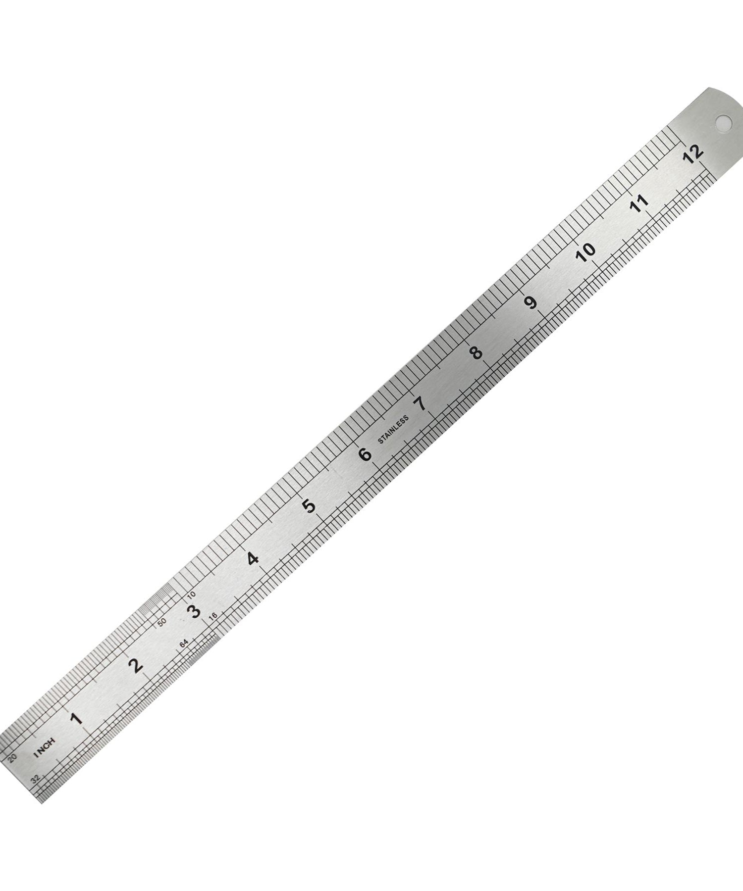 Stainless Steel 12" Metal Ruler Metric & Imperial 300mm Engineers Rule By Dapetz