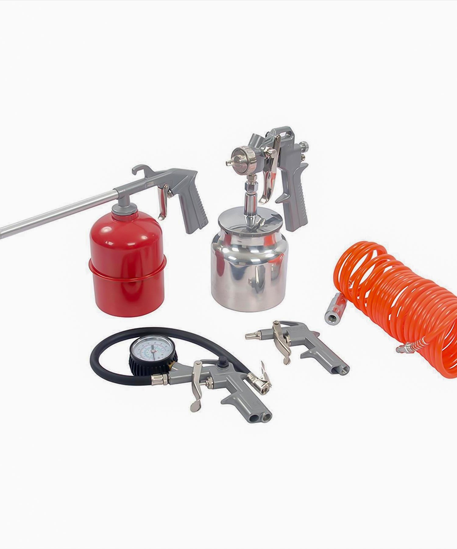 (Pack of 5) Air Compressor Kit Spray Gun Air Line Accessories Tools Air Hose  by Daptez