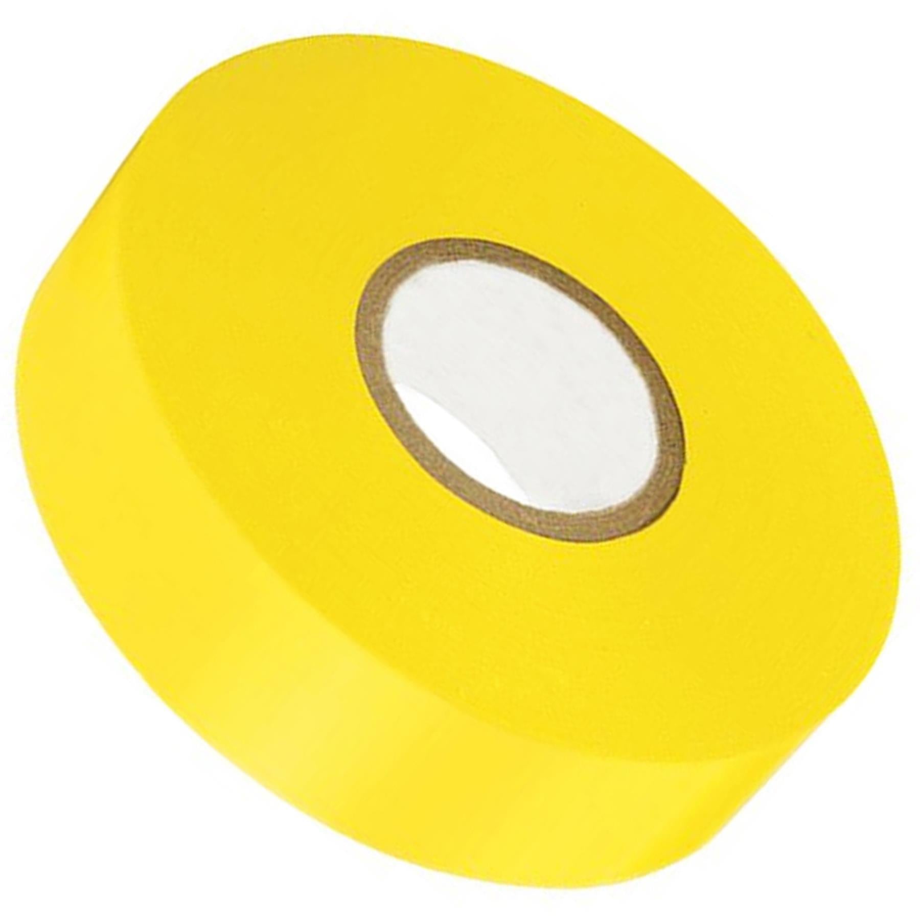 (Pack of 2) Electrical Pvc Insulation Insulating Tape 22m Flame Retardant Rolls Yellow 19mm X 33m by Daptez