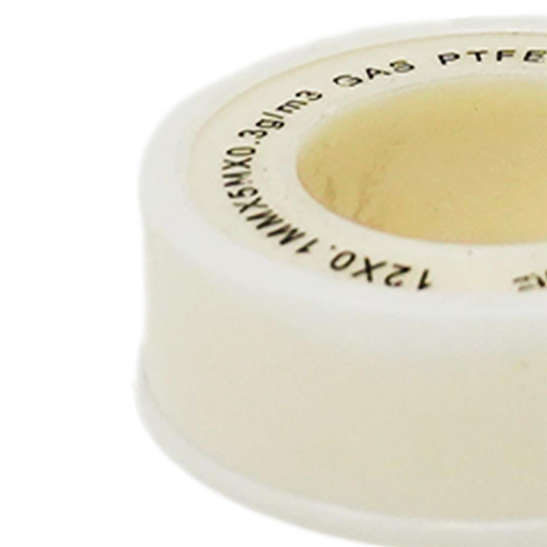 PTFE Tape Gas and Water for Thread Seal White Teflon 12mm x 12m 2 Pc By Dapetz