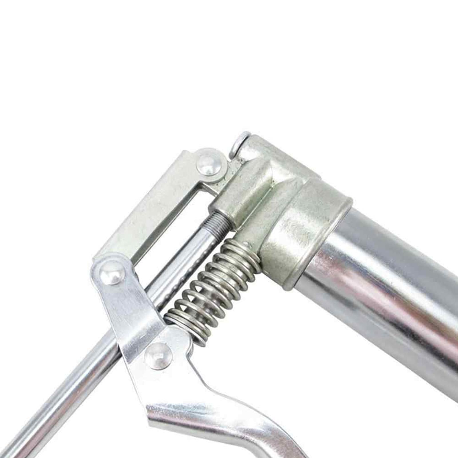 Manual Grease Gun Lever Pistol Grip 120cc Cartridge Type Flexi Hose By Dapetz