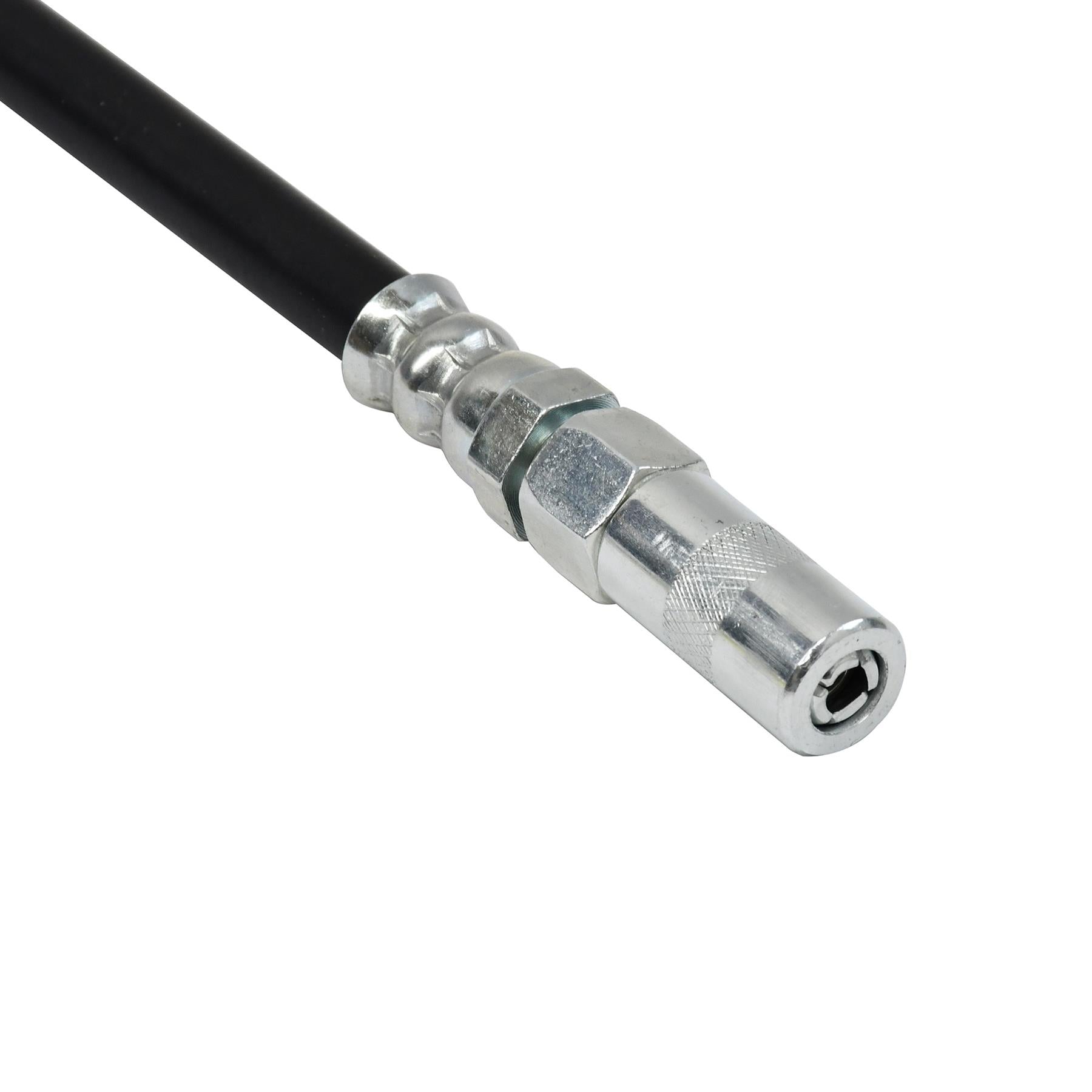 Delivery Hose Grease Gun Connector Flexible 300mm Long Chrome Plate Nozzle by Dapetz