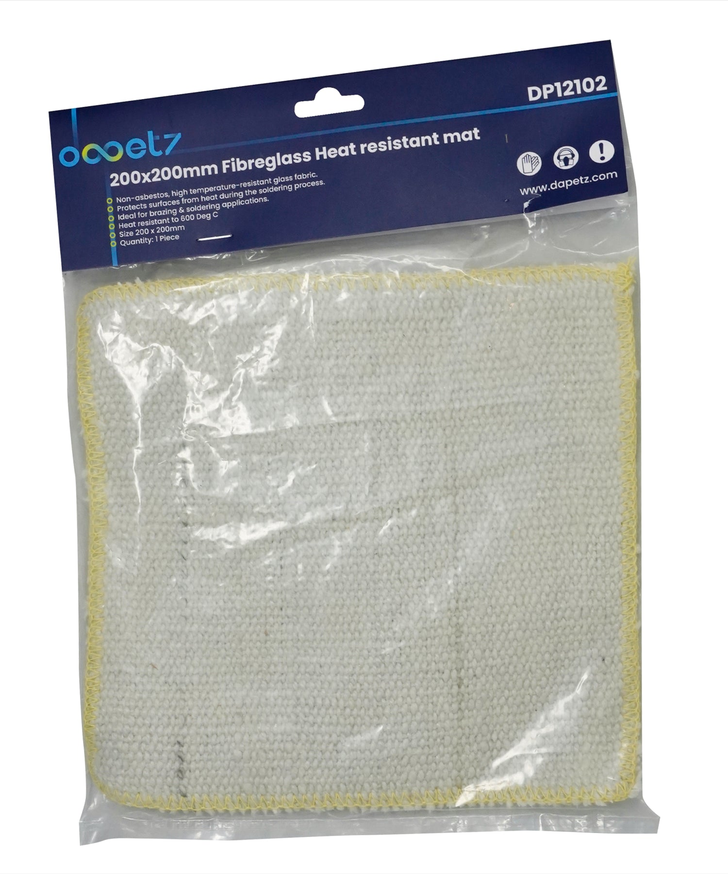 Soldering Mat & Heat Proof Resistant Plumbers Brazing Pad 200 x 200mm