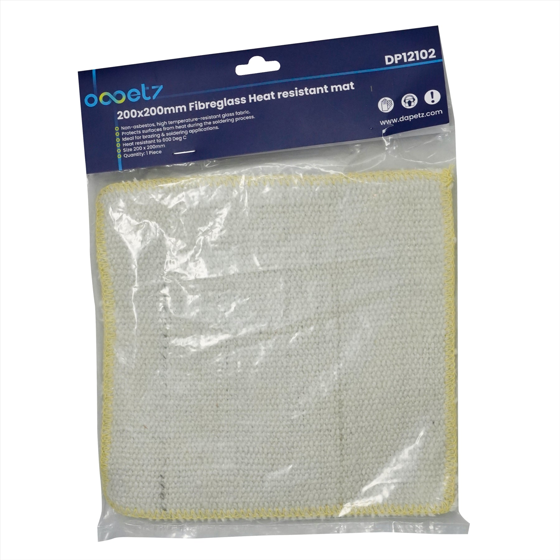 Soldering Mat & Heat Proof Resistant Plumbers Brazing Pad 200 x 200mm