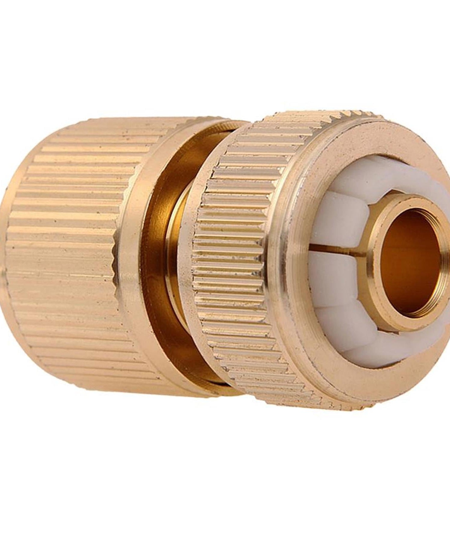 3pk Brass Hose Quick Connector Female Quick Fit To 1/2" Compression