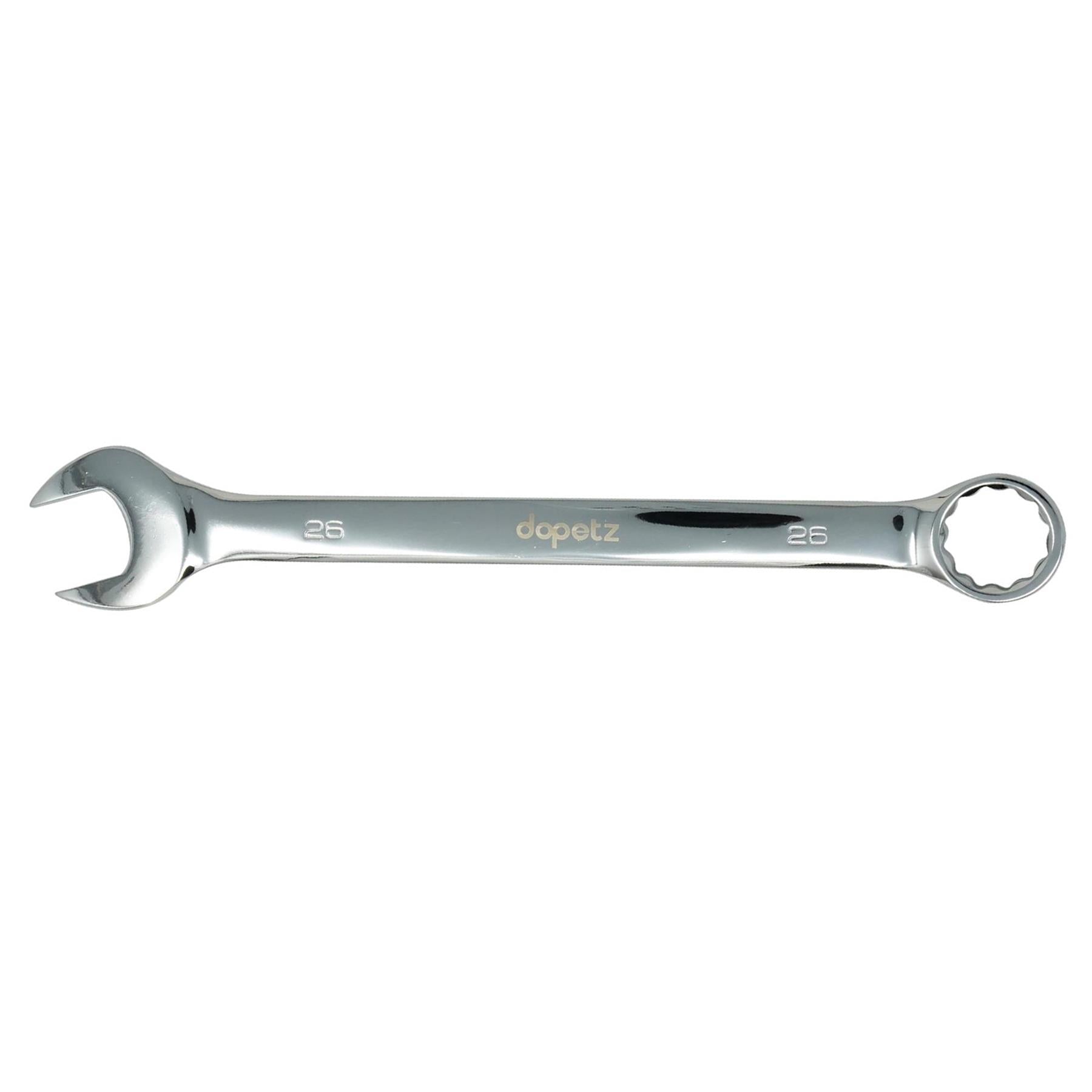 Combination Open Ring Spanner Chrome Mechanics Garage Tools 26mm by Daptez