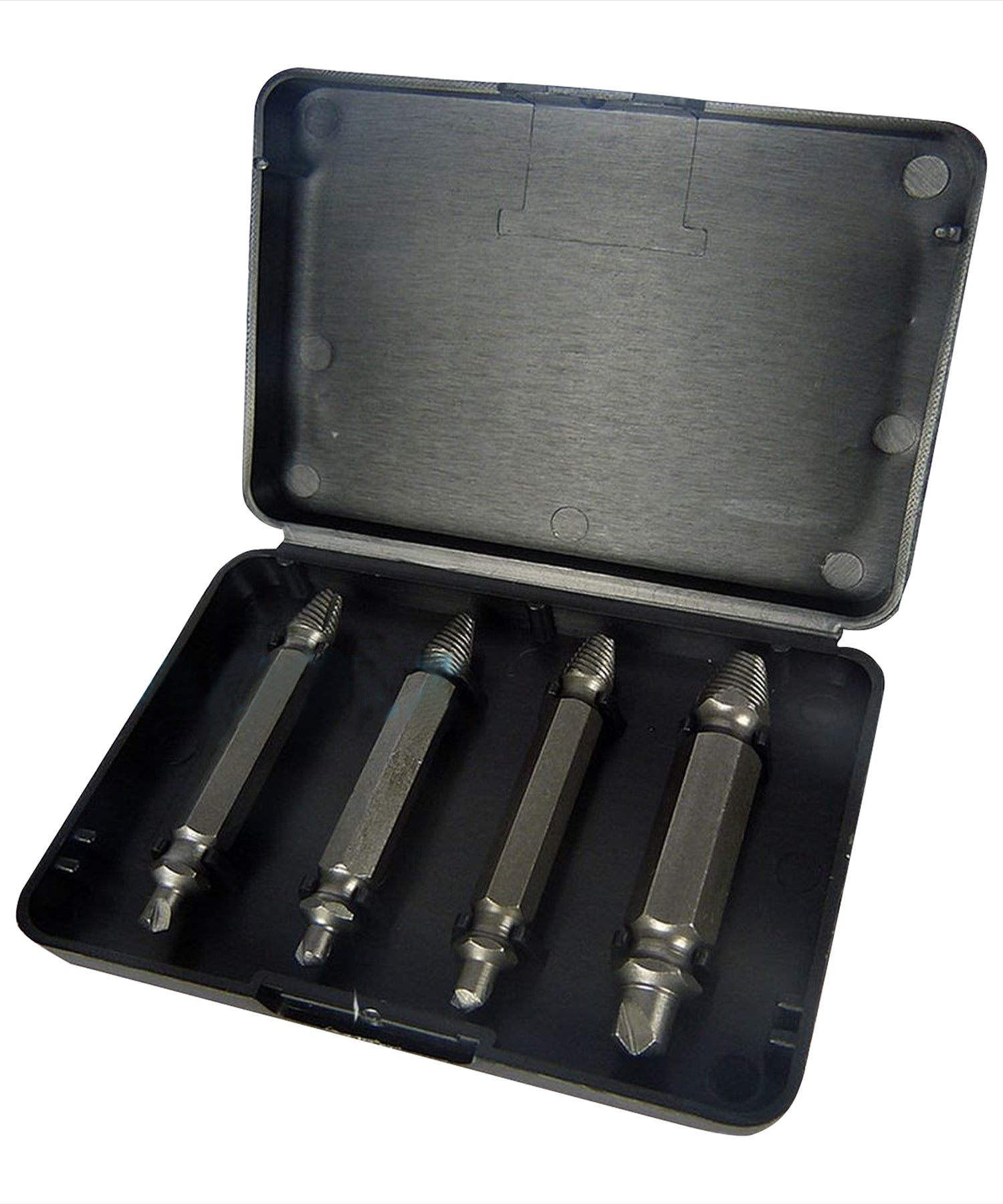 Screw Extractor Drill Bits Tool Set Broken Damaged Bolt Remover 4PCS By Dapetz