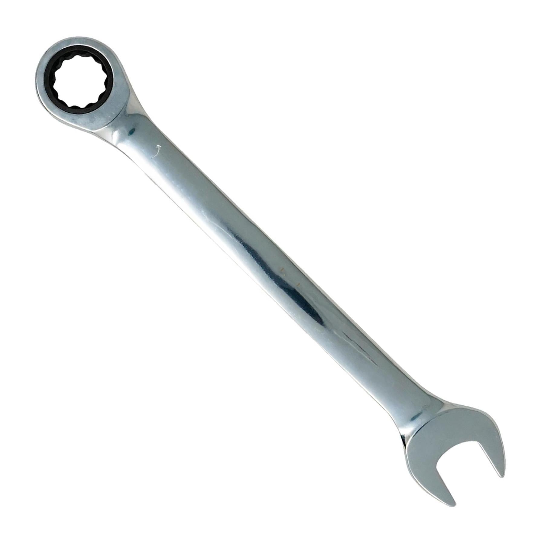 Fixed Head Ratchet Metric Spanner Open End Ring Combination 19mm