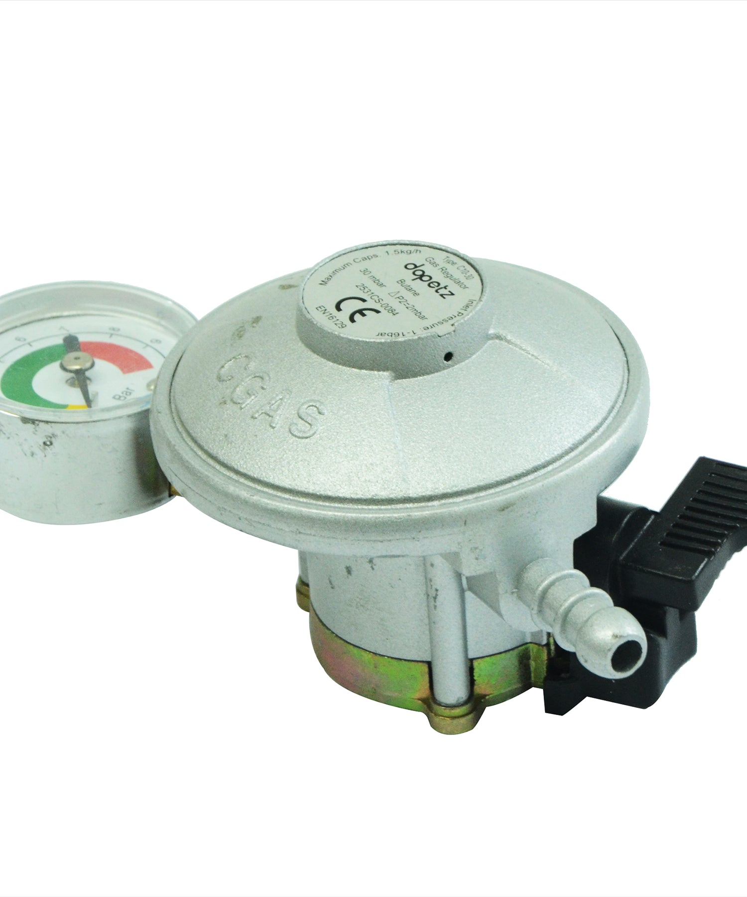 Butane Clip On Gas Regulator Gauge 30 mbar Calor Flogas 21mm Caravan Motorhome