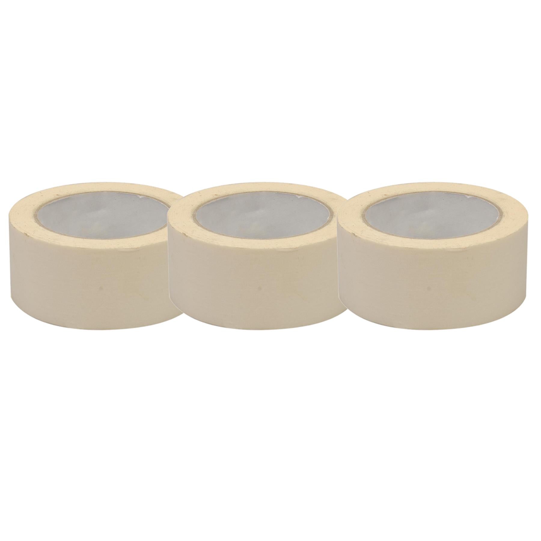 36 Rolls-UV-Resistant-White-Painters-Clean-Peel-Masking Tape 50mm x 50m By Dapetz