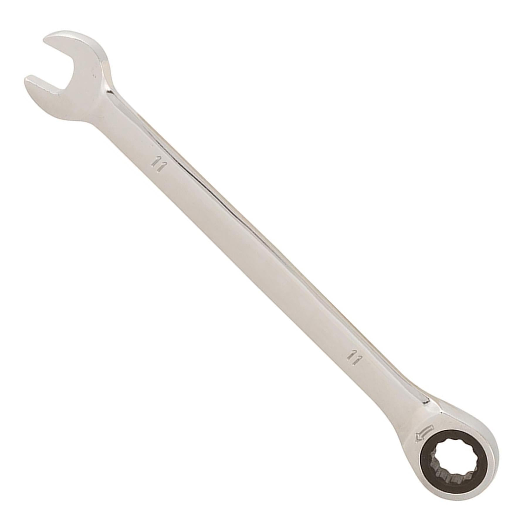 Fixed Head Ratchet Metric Spanner Open End Ring Combination 11mm By Dapetz
